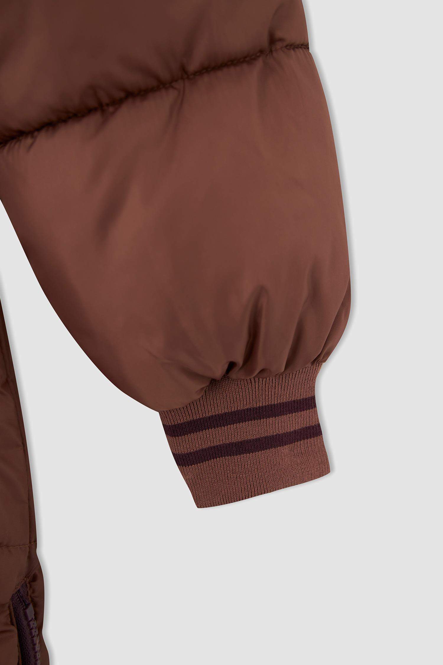 Длинная куртка с капюшоном для девочек