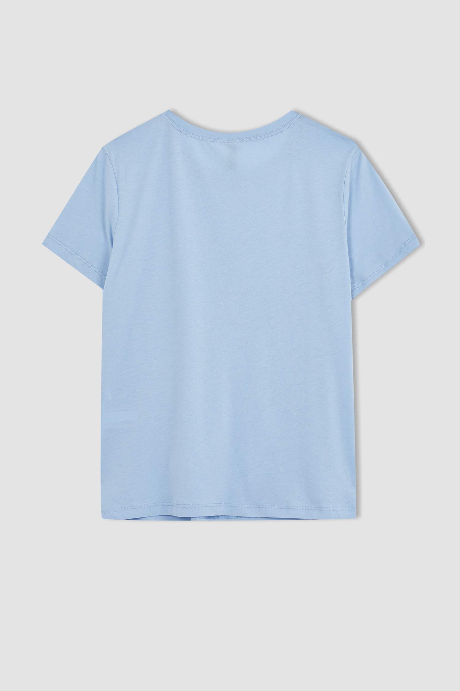 Футболка стандартного кроя с принтом из 100% хлопка