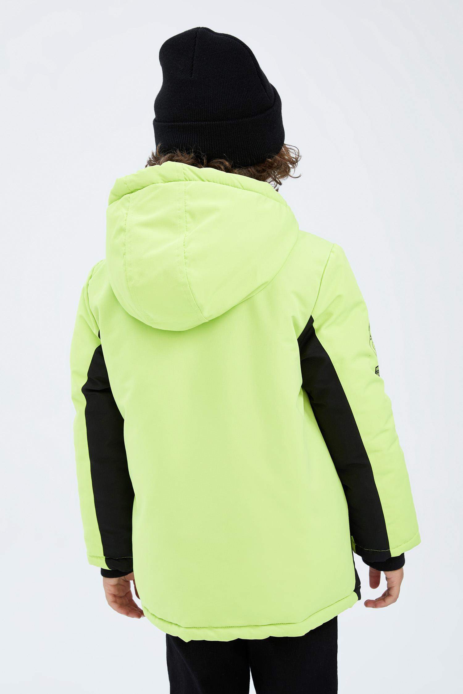 Куртка стандартного кроя с молнией для мальчиков