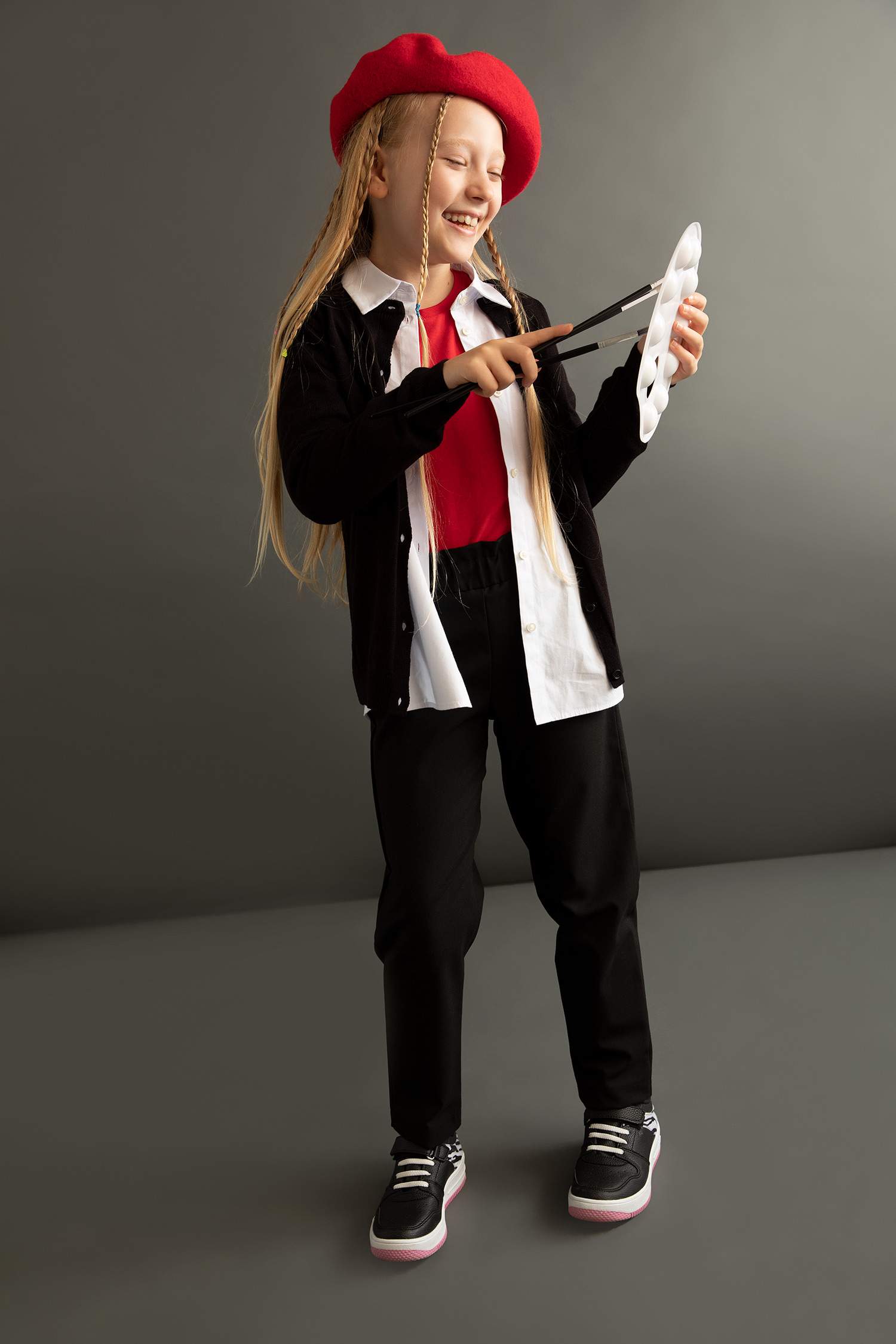 Pantalon Noir pour Fille