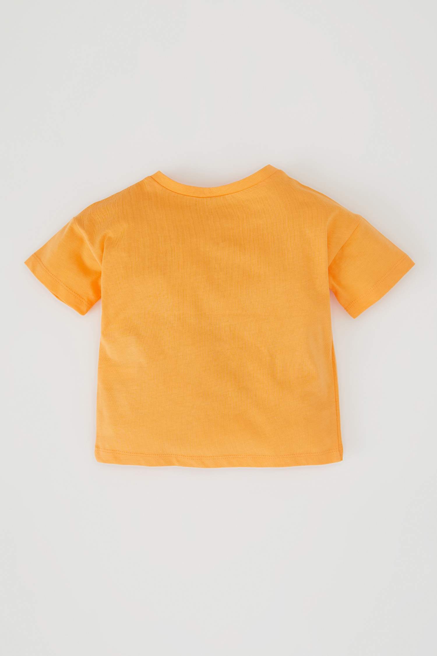 Orange Baby Boy Baby Boy Printed Short Sleeve Cotton TShirt 2473682
