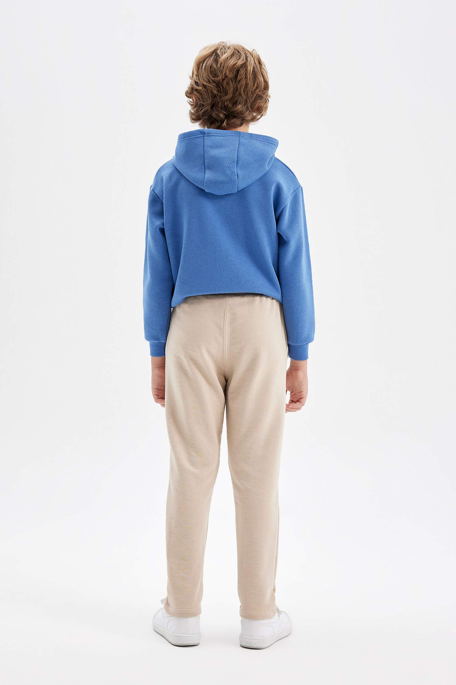 Erkek Çocuk Beli Lastikli Düz Paça Basic Düz Okul Eşofman Altı