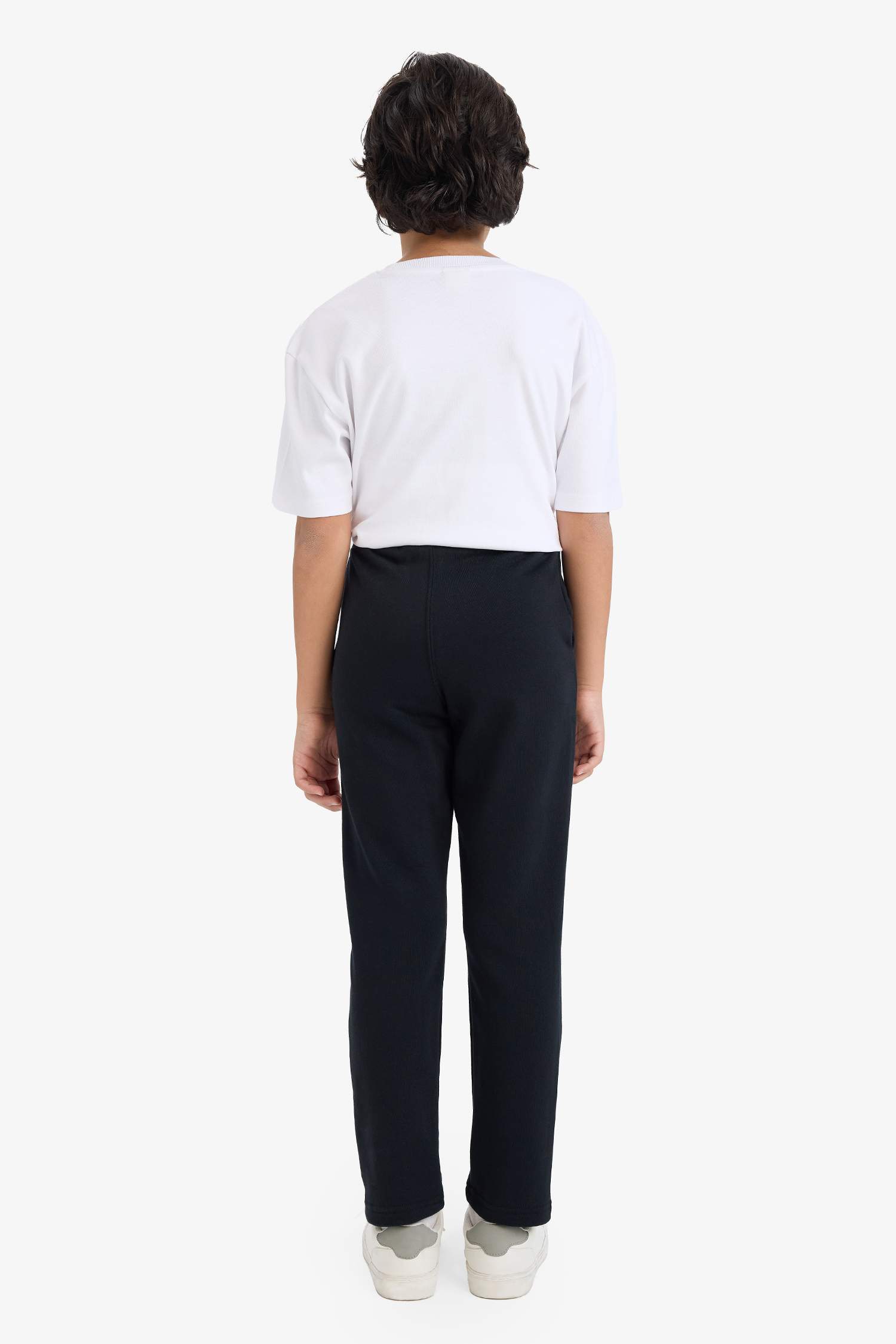 Erkek Çocuk Beli Lastikli Düz Paça Basic Düz Eşofman Altı