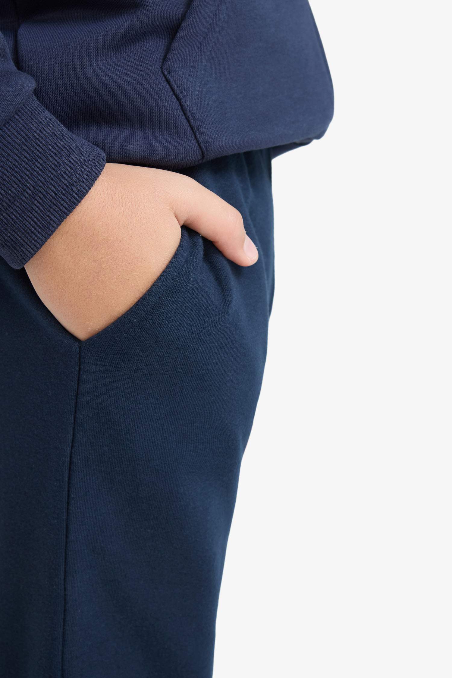 Erkek Çocuk Beli Lastikli Düz Paça Basic Düz Eşofman Altı