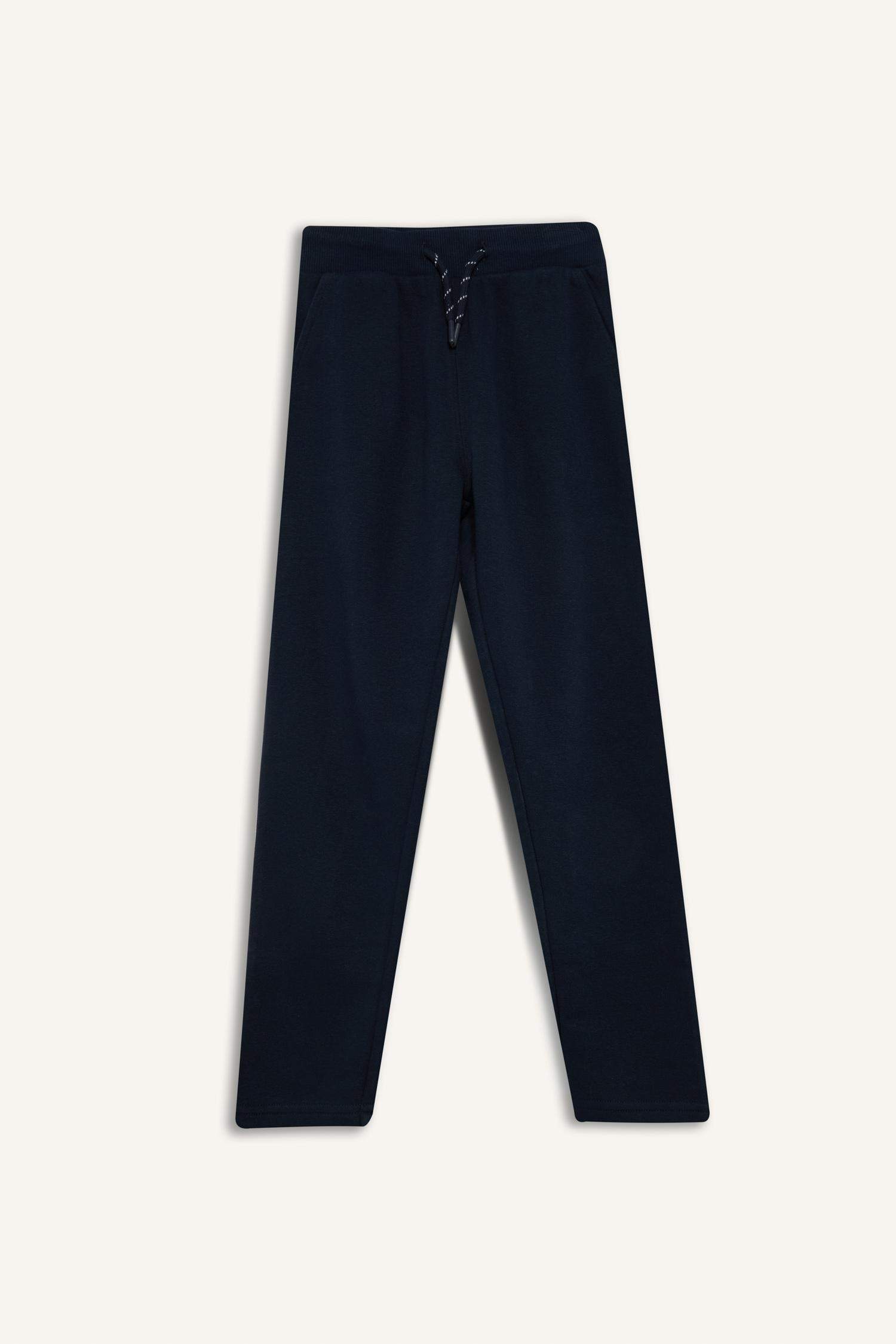 Erkek Çocuk Beli Lastikli Düz Paça Basic Düz Eşofman Altı