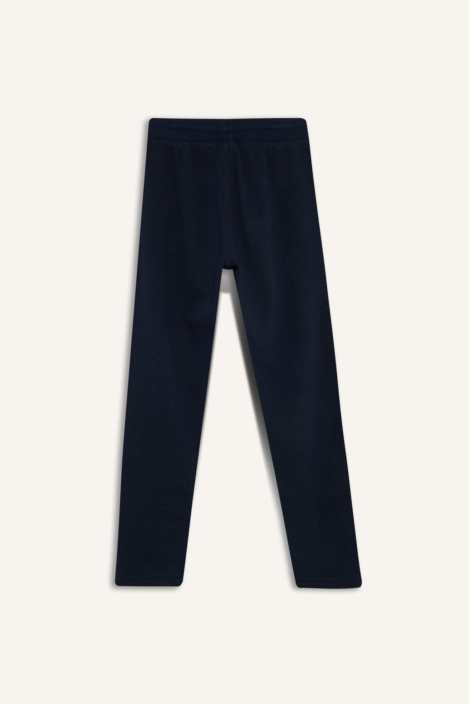 Erkek Çocuk Beli Lastikli Düz Paça Basic Düz Eşofman Altı