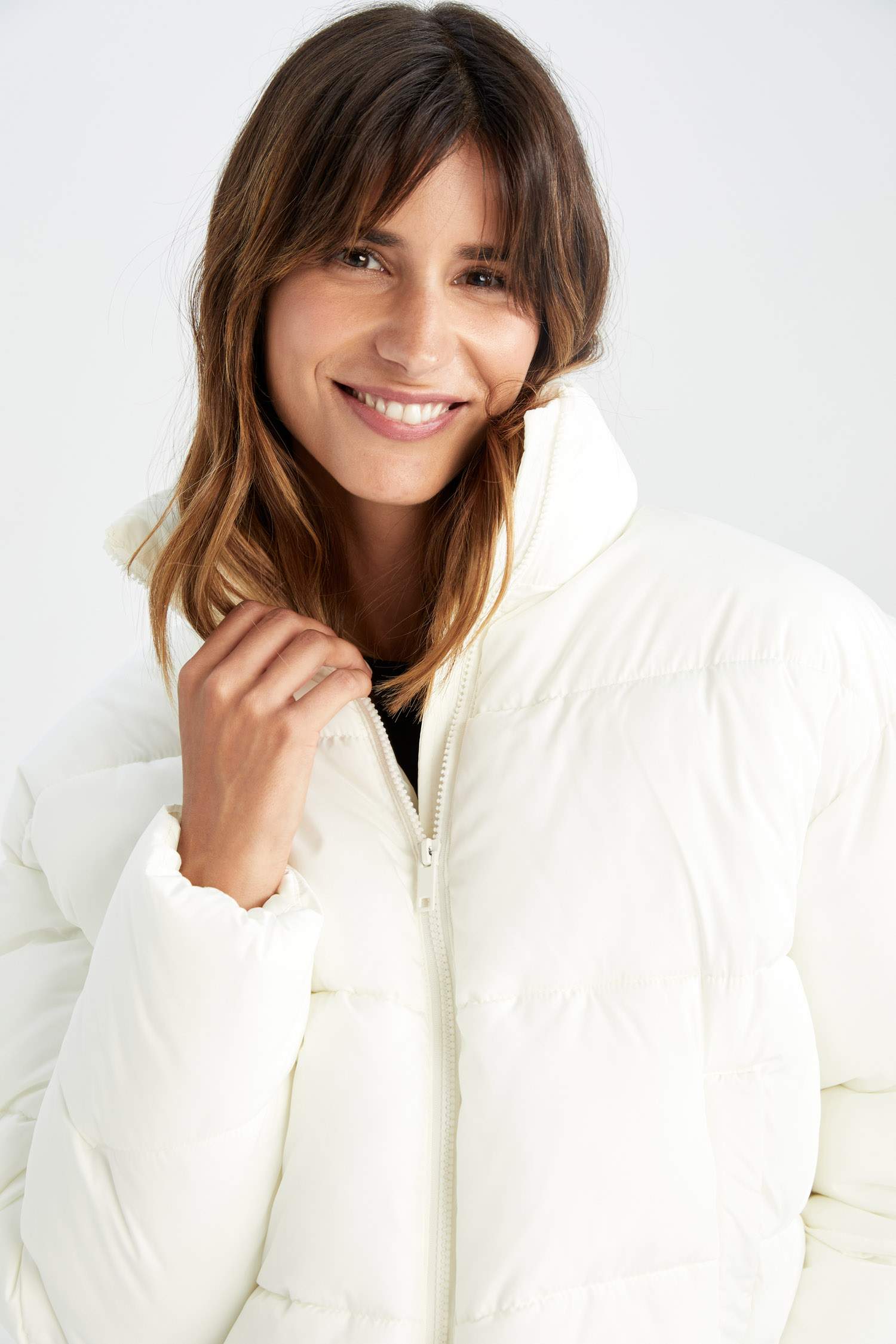 Su İtici Oversize Geniş Kesim Kapitone Kumaşlı Şişme Mont