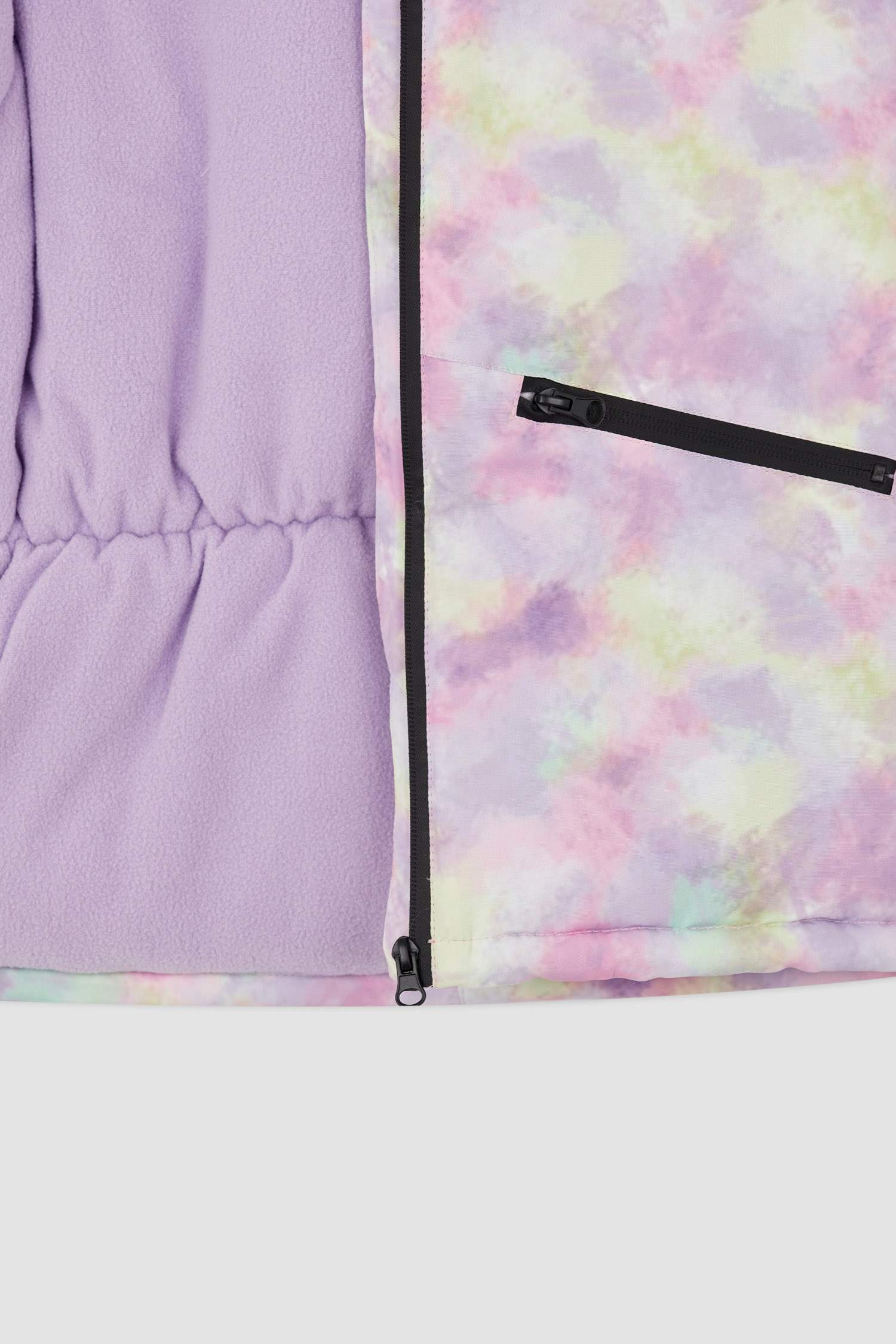 Куртка стандартного кроя с мехом для девочек