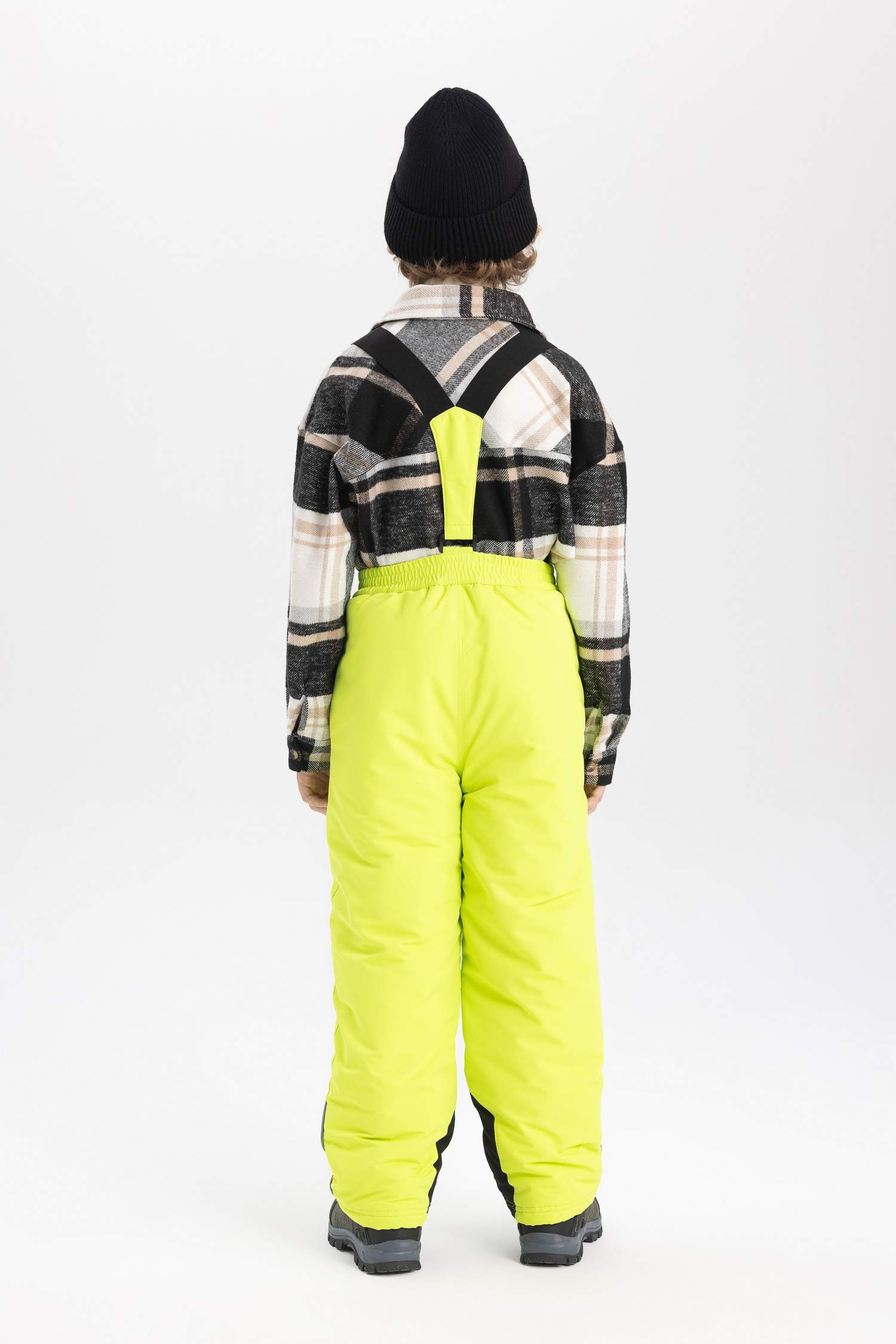 Boy Water Repellent Strap Ski Pants