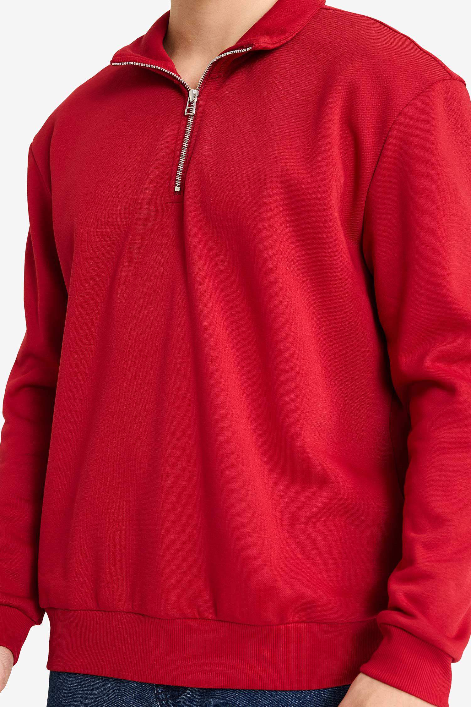 سويت شيرت بيزك سادة قصة عادية بياخة عالية