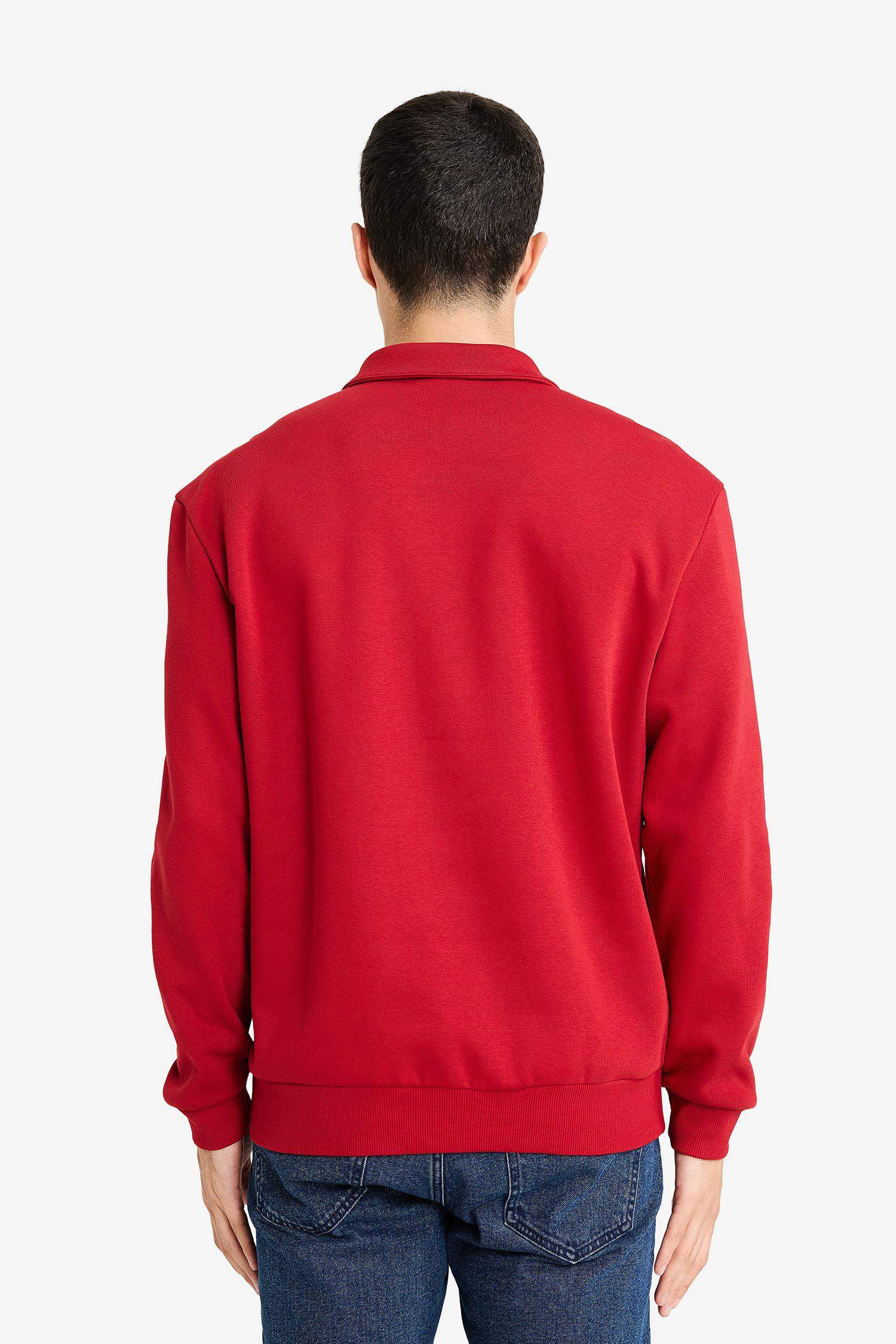 سويت شيرت بيزك سادة قصة عادية بياخة عالية