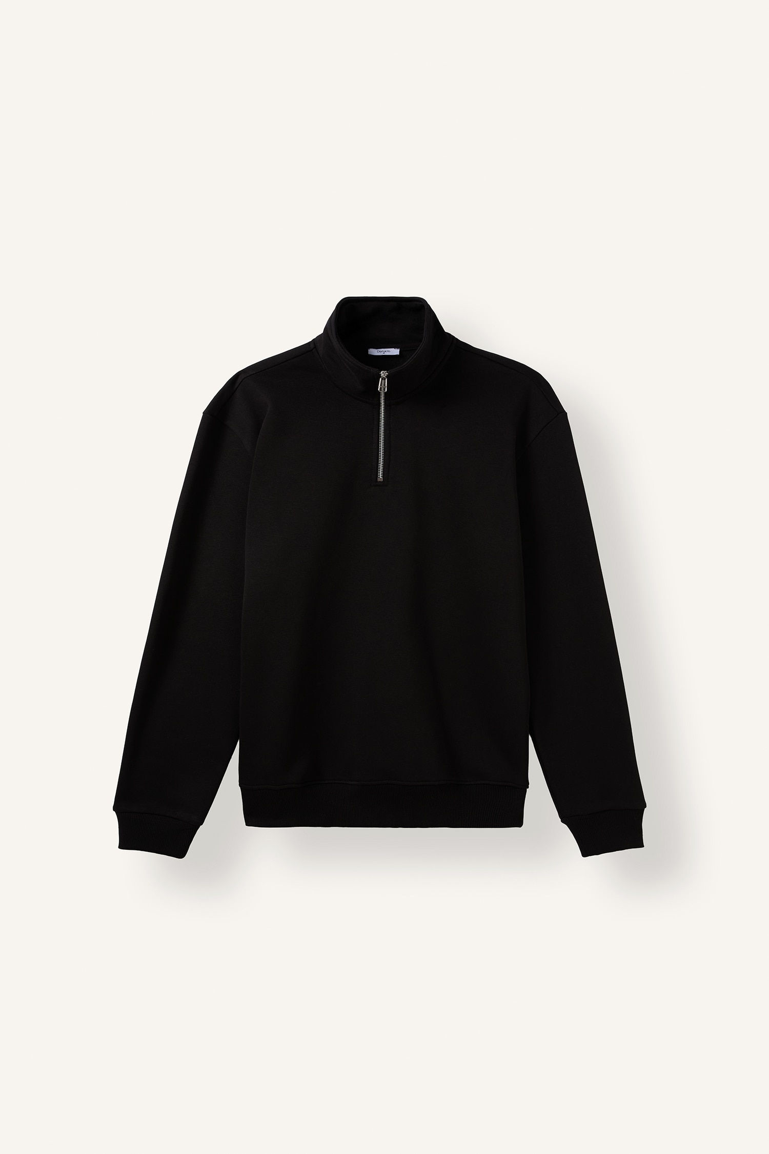 DeFacto Regular Fit Yarım Fermuarlı Basic Sweatshirt görsel 4