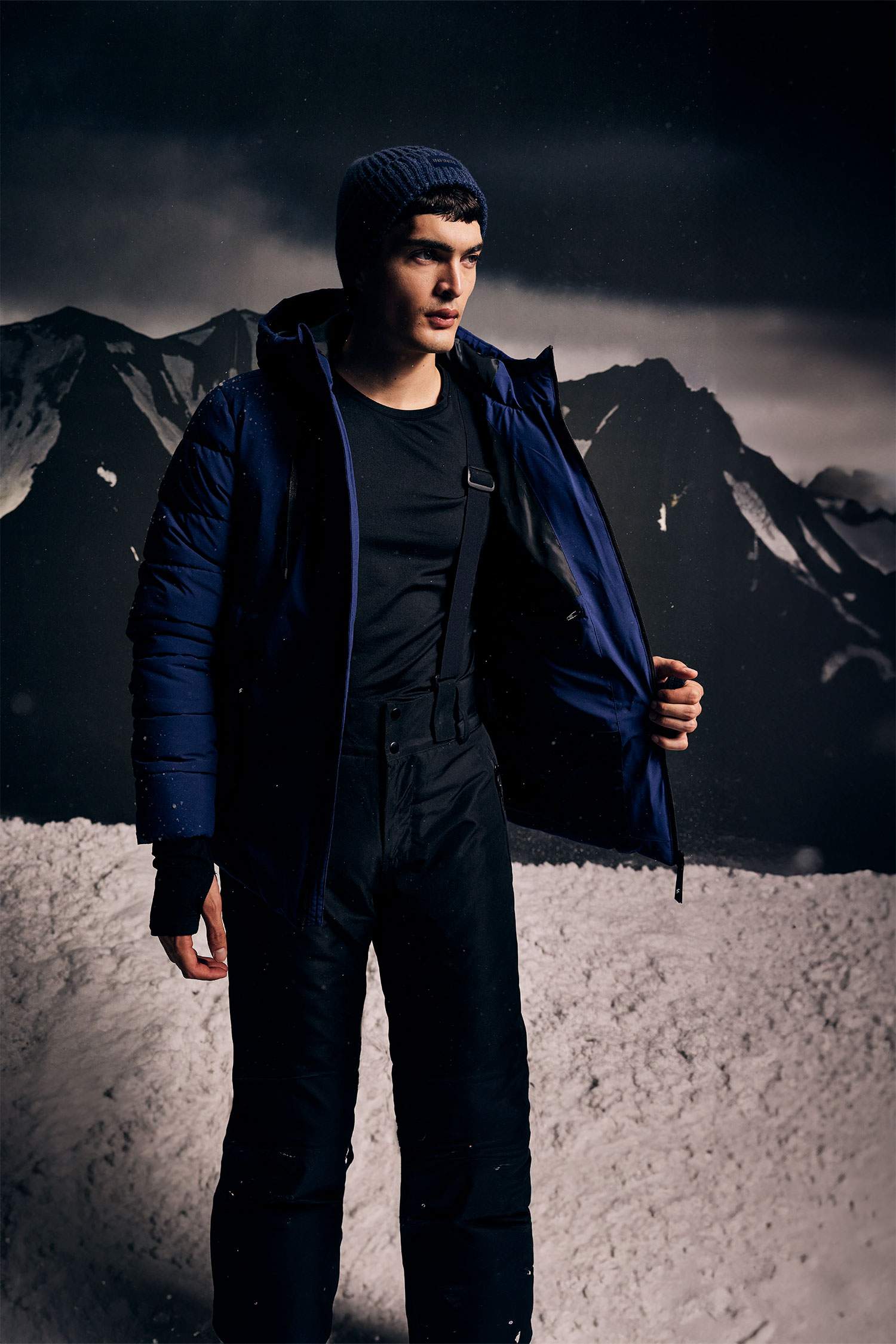 Regular Fit Askılı Kayak Eşofman Altı