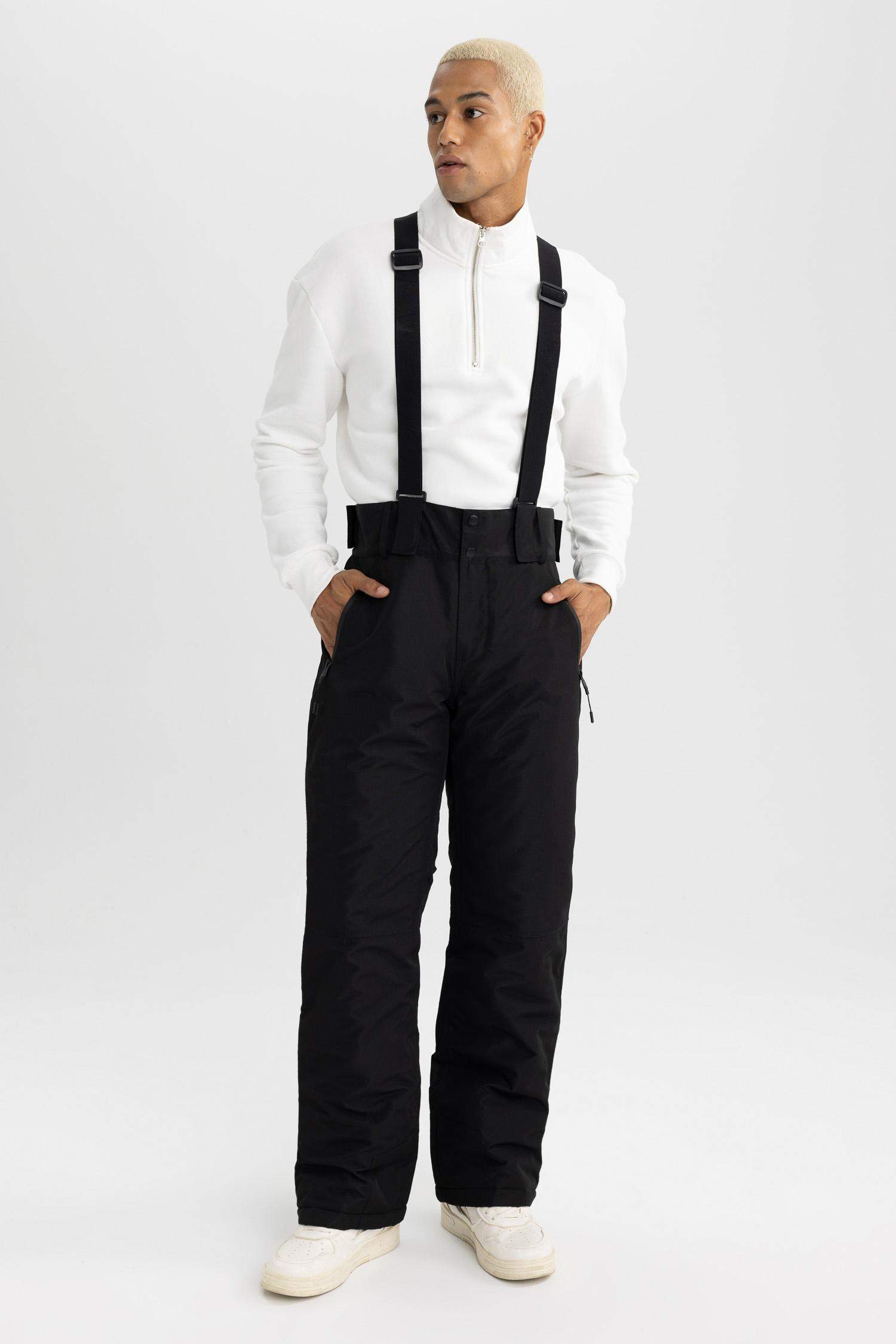 Regular Fit Askılı Kayak Eşofman Altı