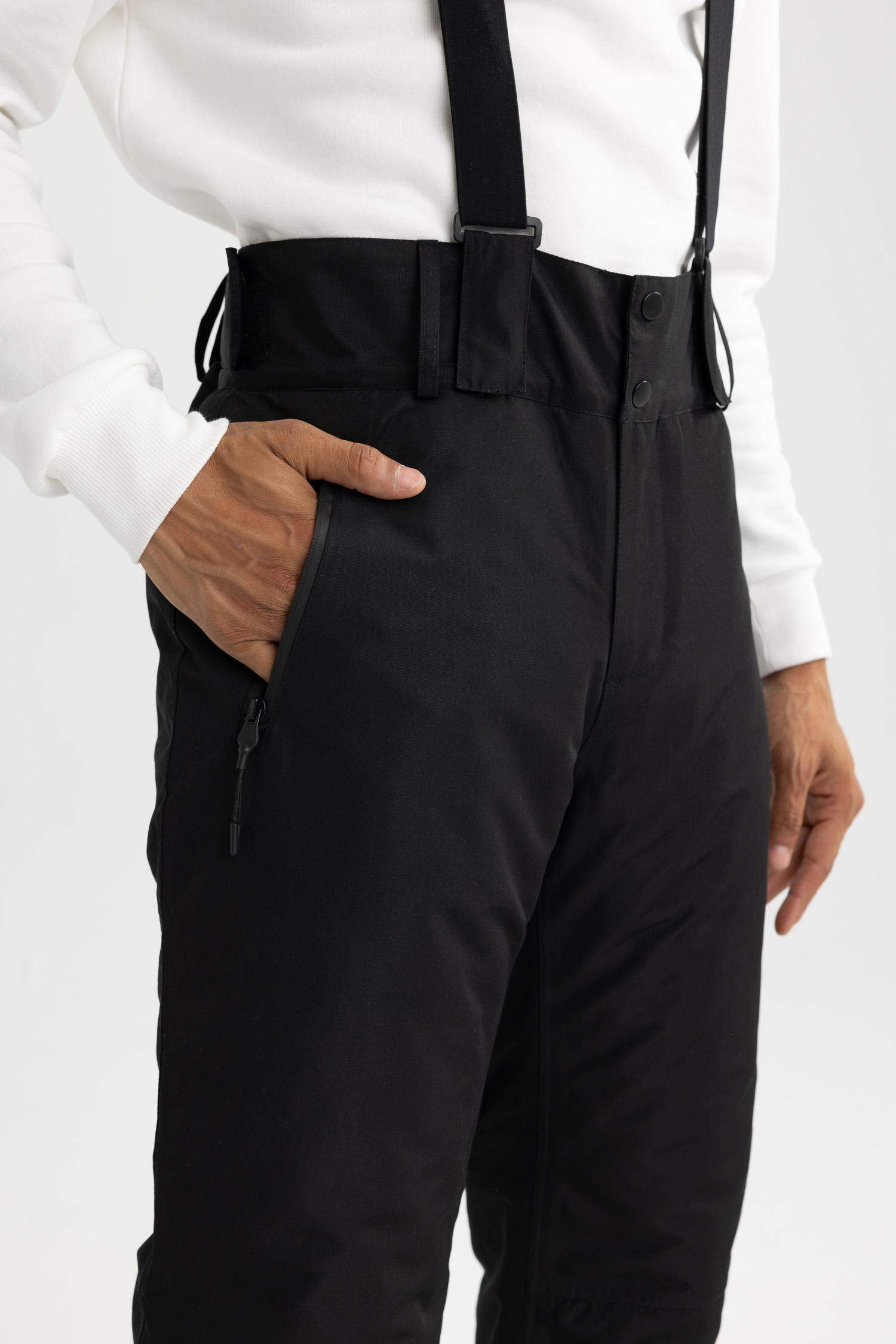 Regular Fit Askılı Kayak Eşofman Altı