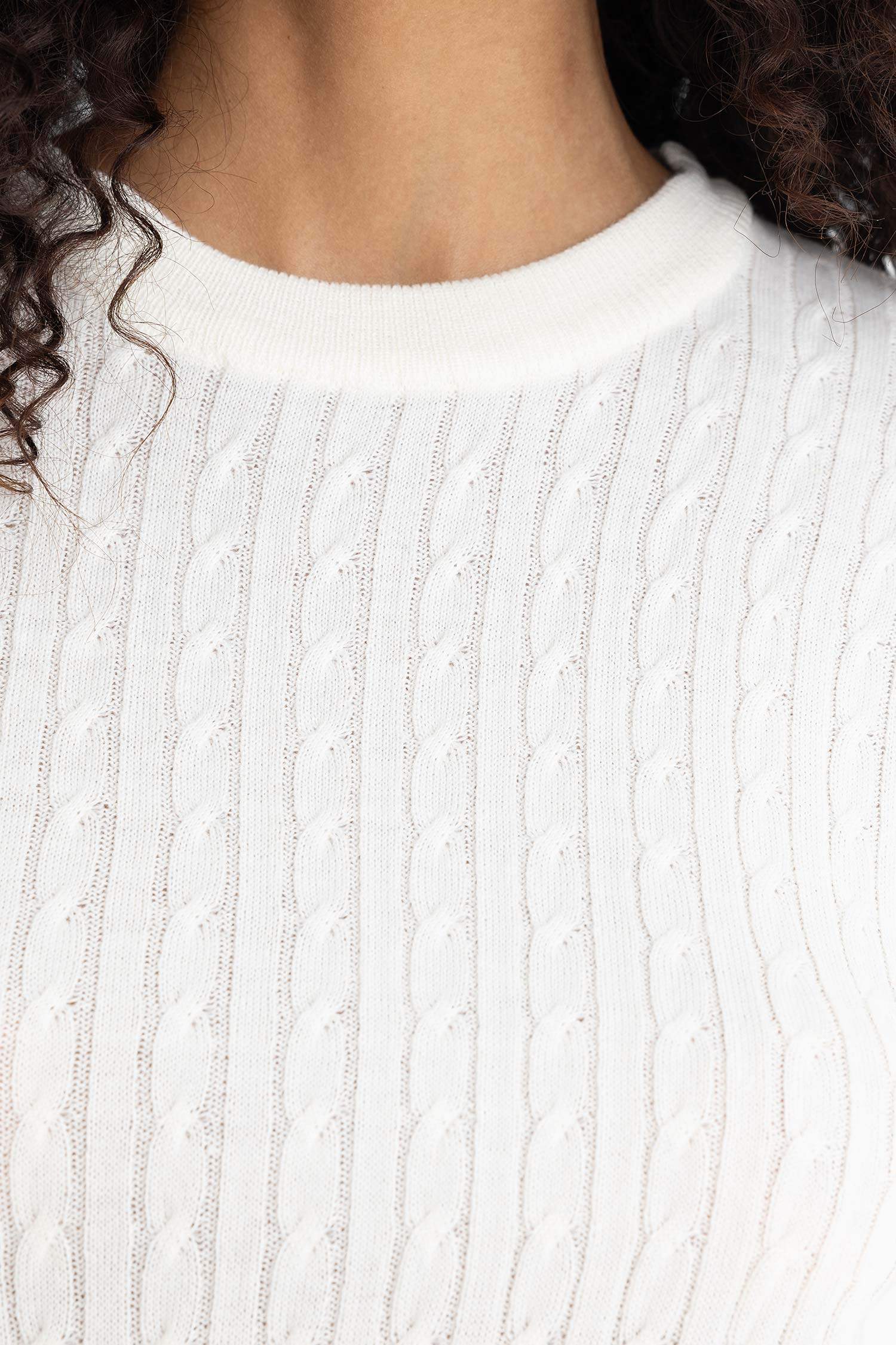 қалыпты пішім дөңгелек жаға трикотаж Пулловер