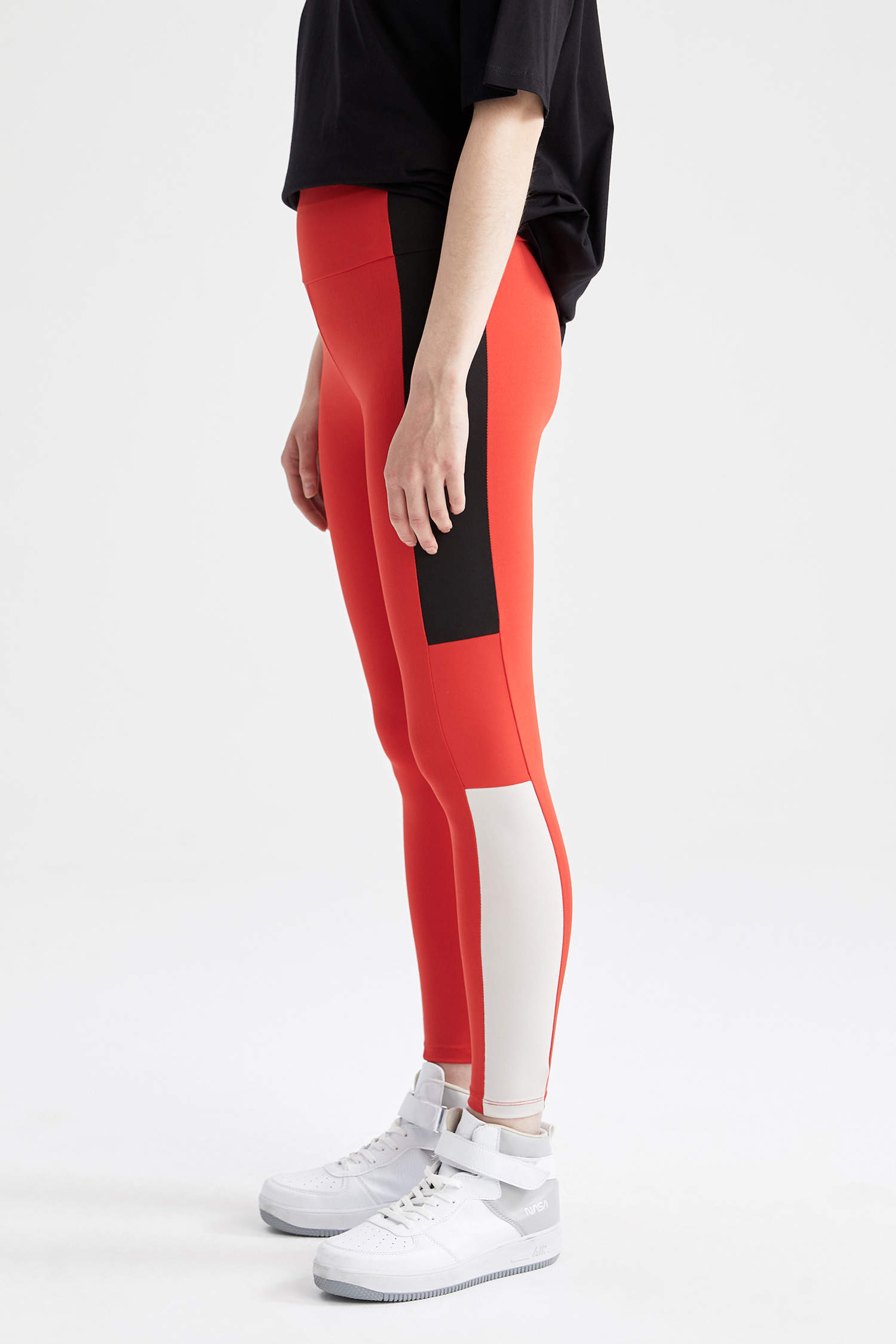 adidas Techfit Colorblock 7/8 Leggings - Red | Women's Training | adidas US
