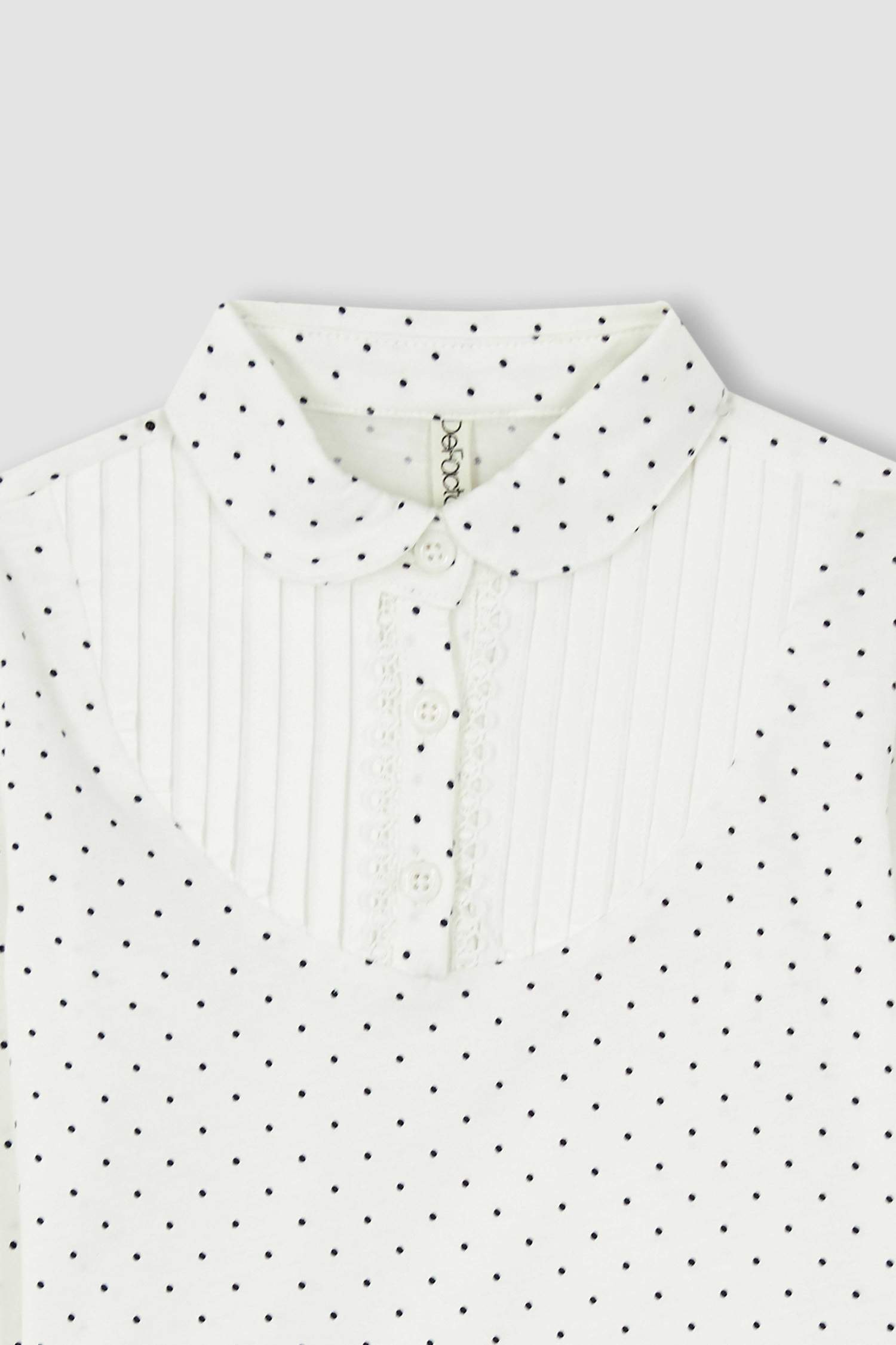 Футболка-поло с длинным рукавом для девочек, Школьная коллекция