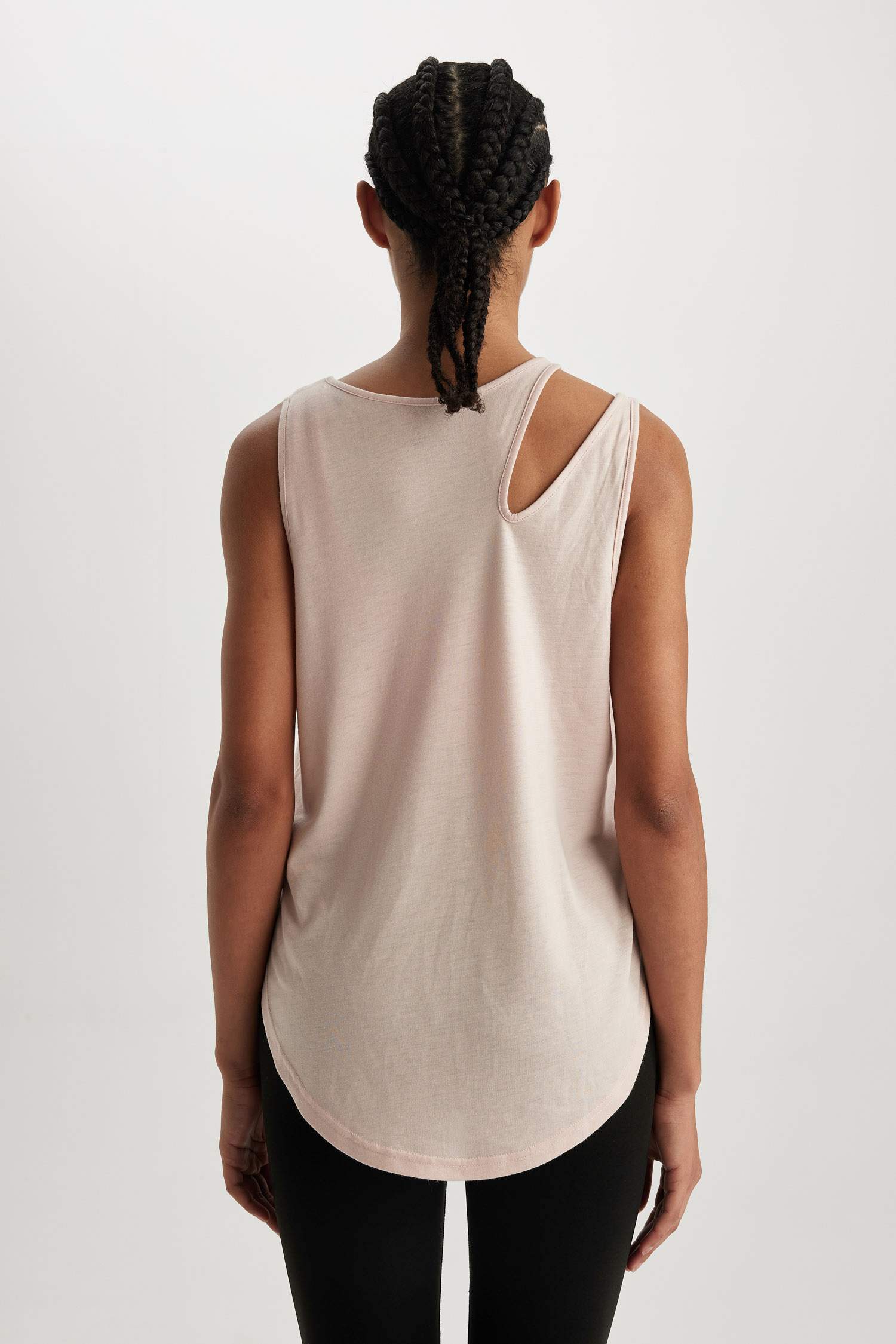 Crew Neck Sleeveless Singlet