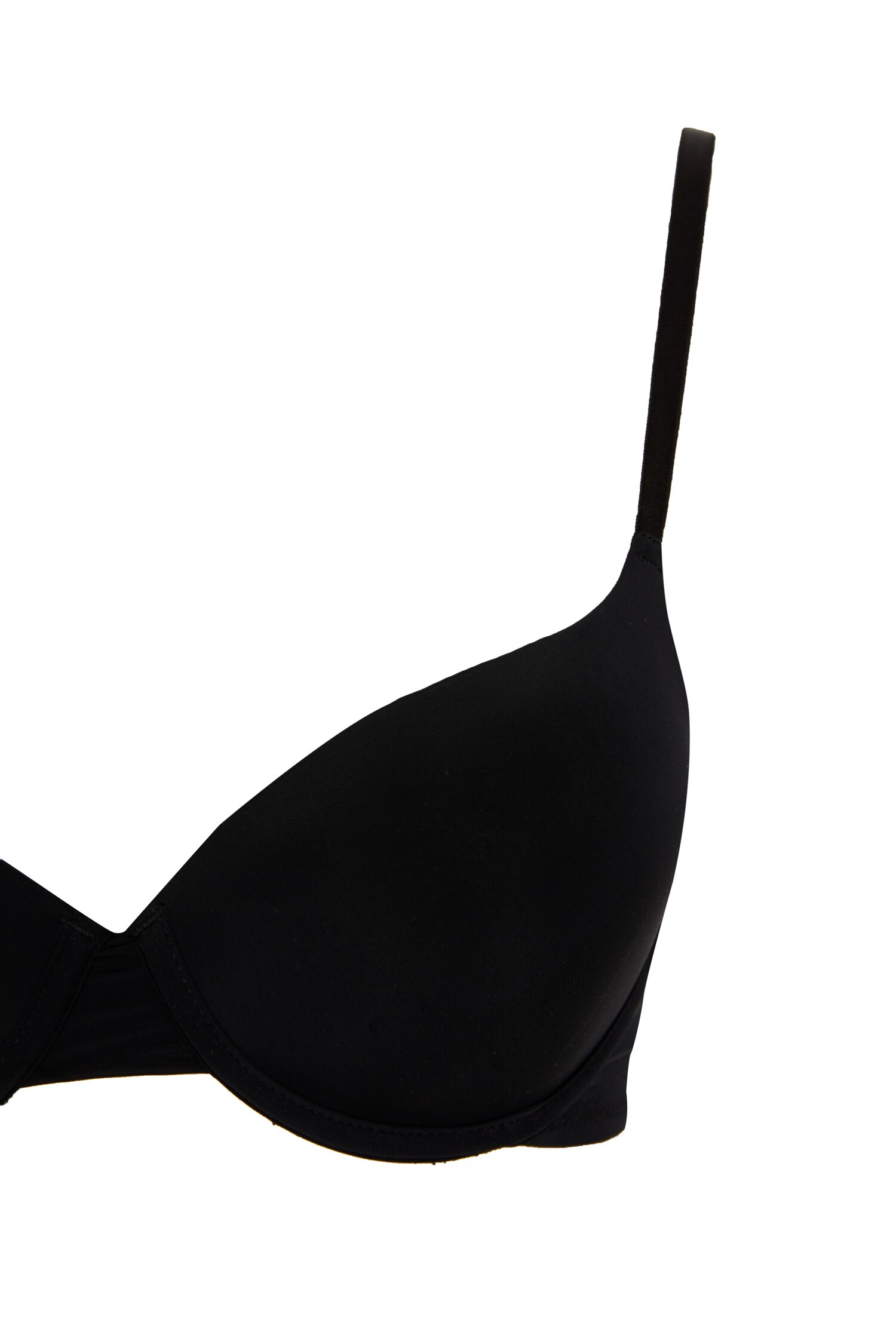 Black Woman 2 Pack Strappy Padded Micro Bra 2505776 | DeFacto