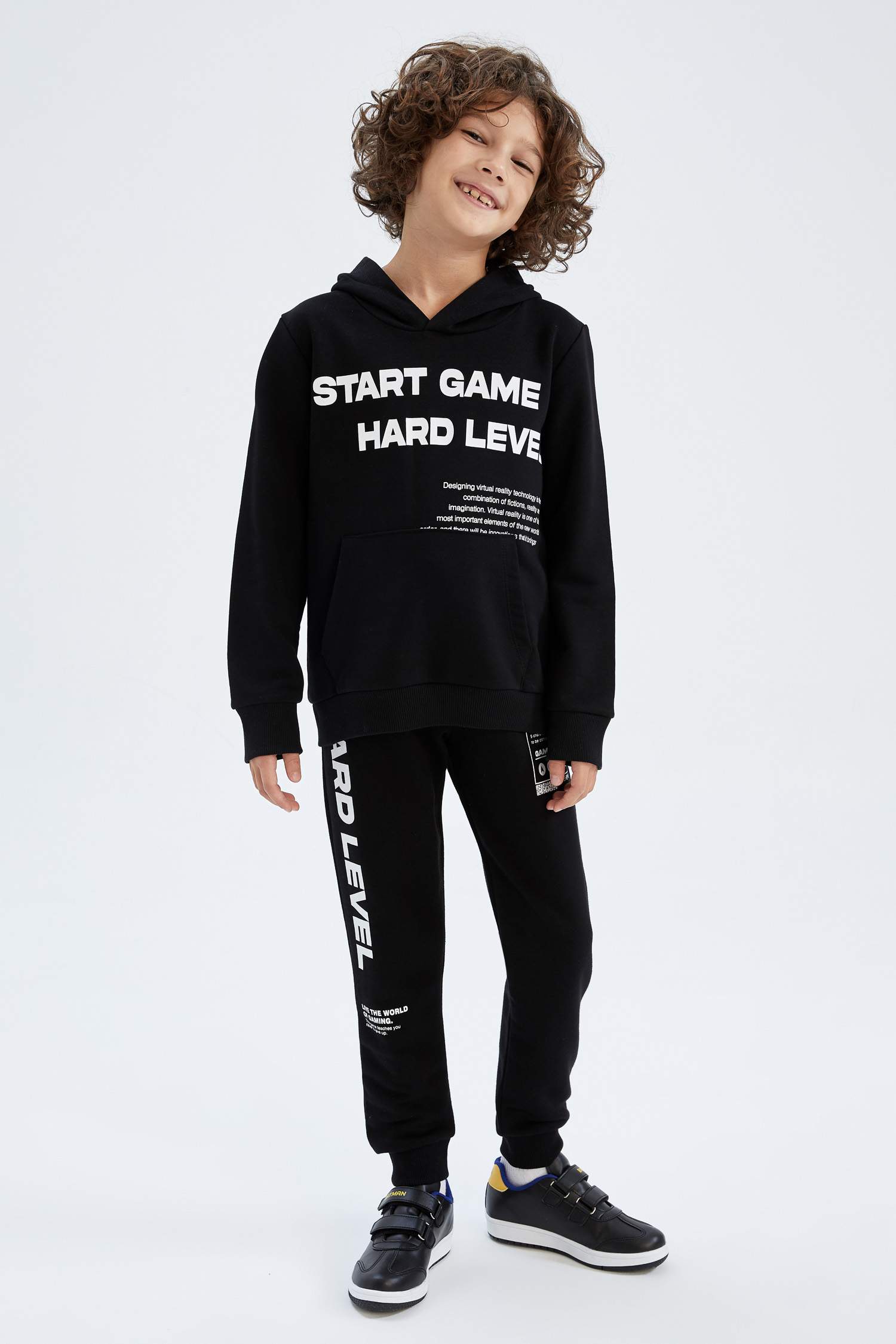 Комплект вязанный 2 шт. стандартного кроя с длинным рукавом для мальчиков