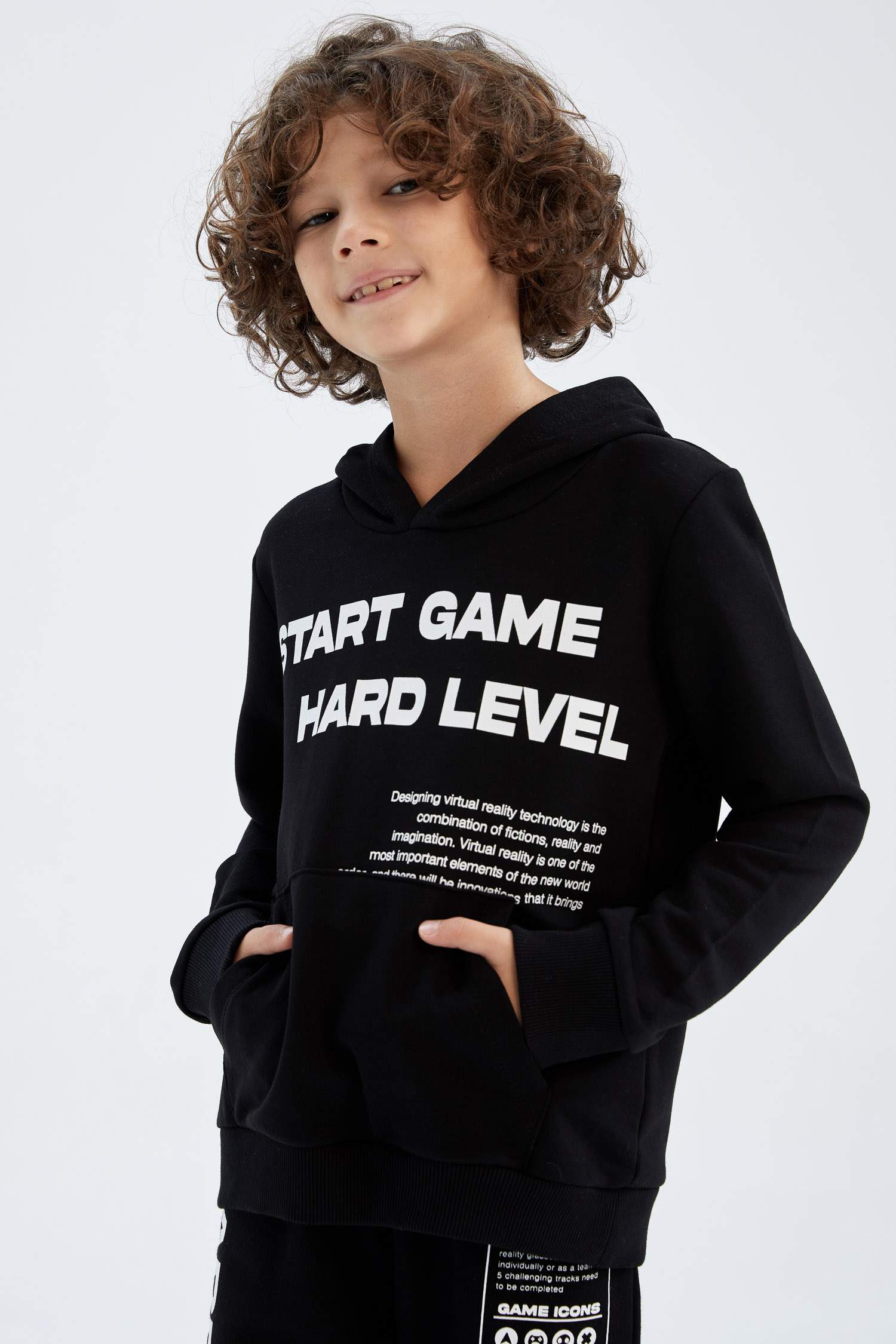 Комплект вязанный 2 шт. стандартного кроя с длинным рукавом для мальчиков