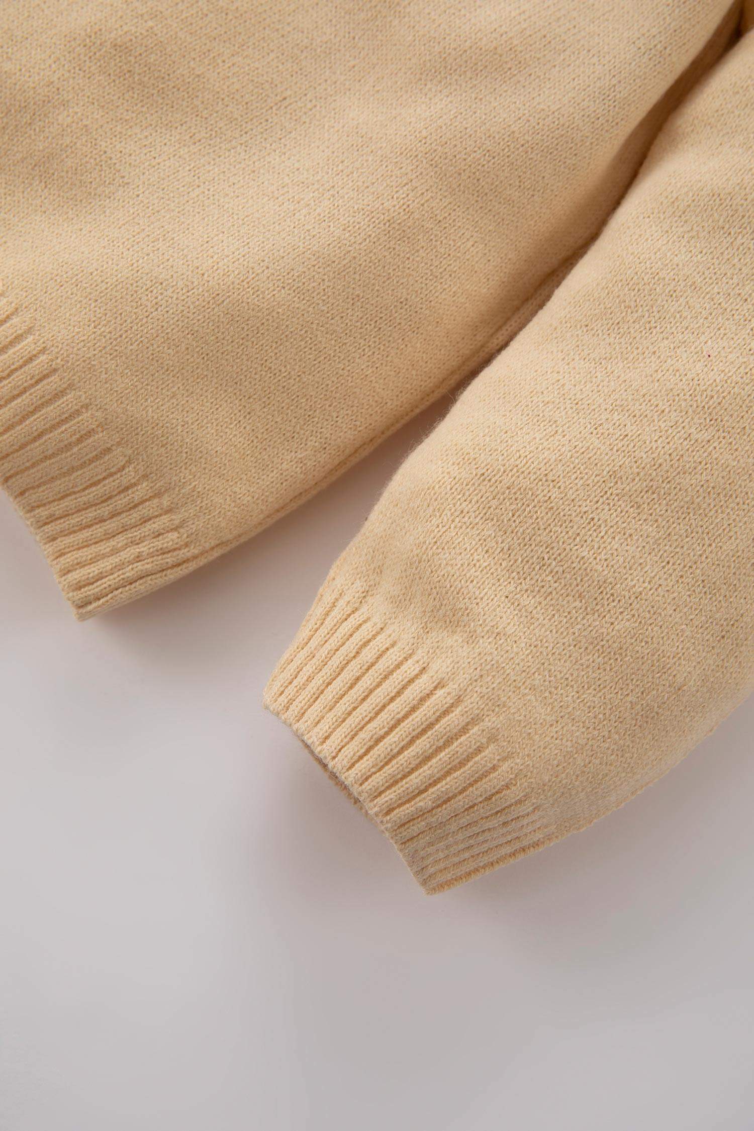 Pull-Over Coupe Régulière Col Rond Pour BéBé Fille