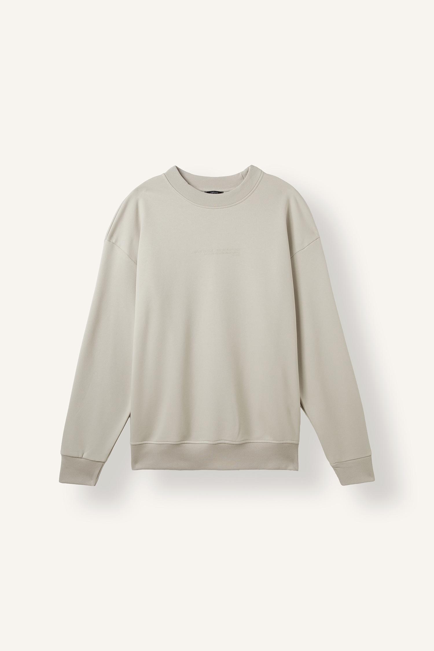 DeFacto Boxy Fit Pamuklu Baskılı Sweatshirt görsel 5
