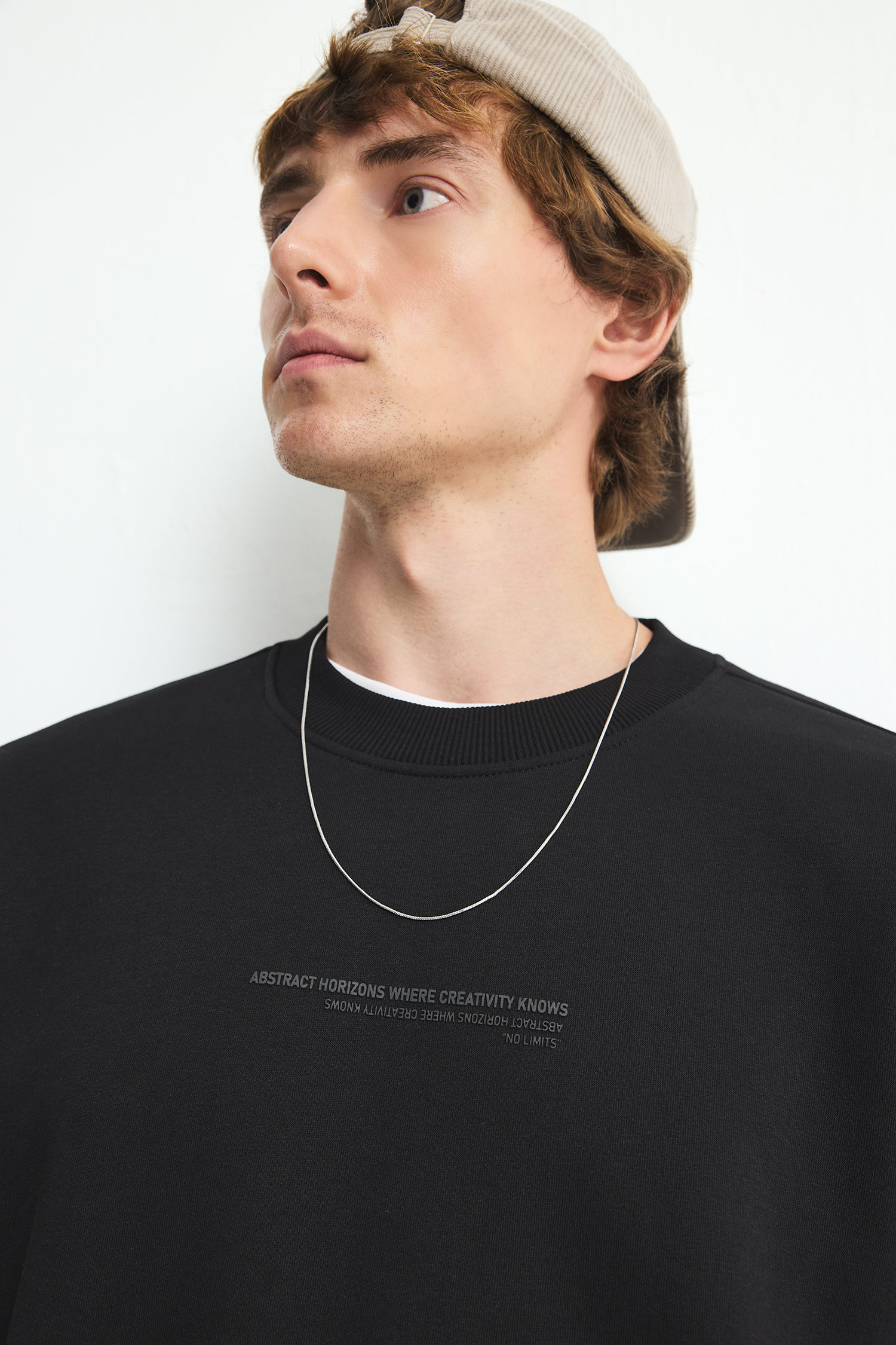 DeFacto Boxy Fıt Baskılı Sweatshirt görsel 5