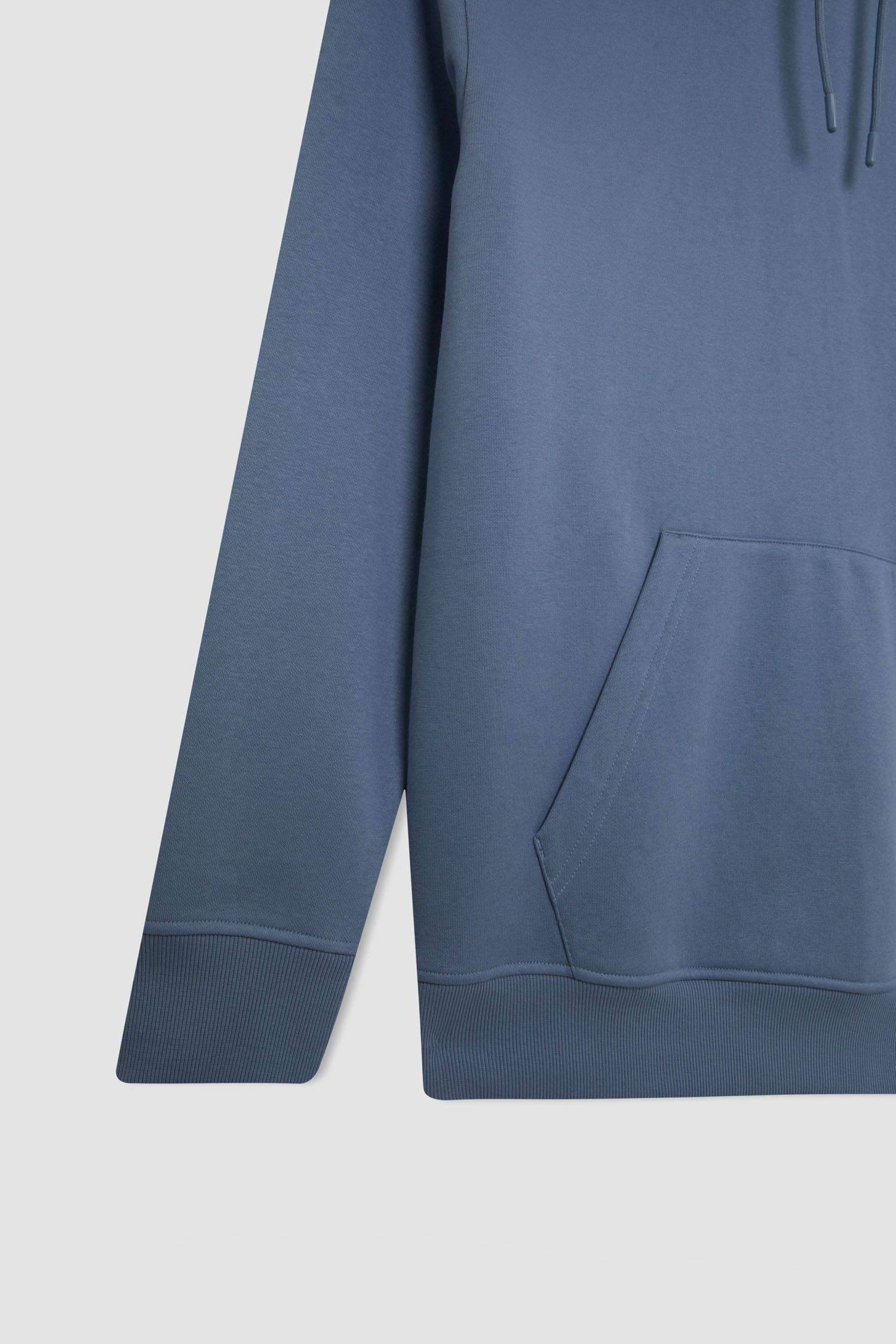 Regular Fit Kapüşonlu Kanguru Cepli İçi Yumuşak Tüylü Basic Düz Sweatshirt