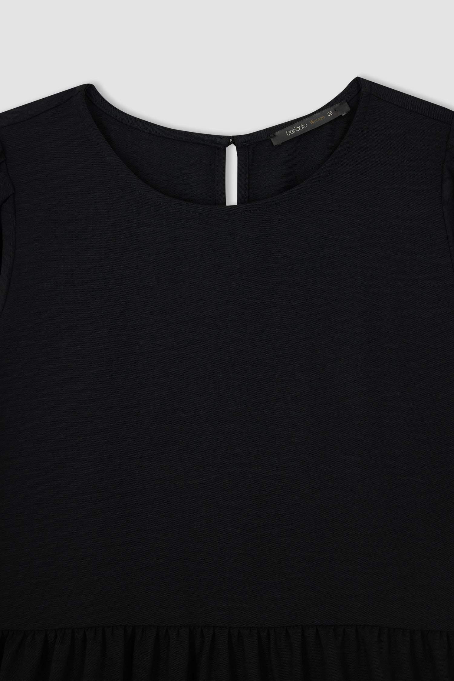 Мини платье с коротким рукавом А-силуэта