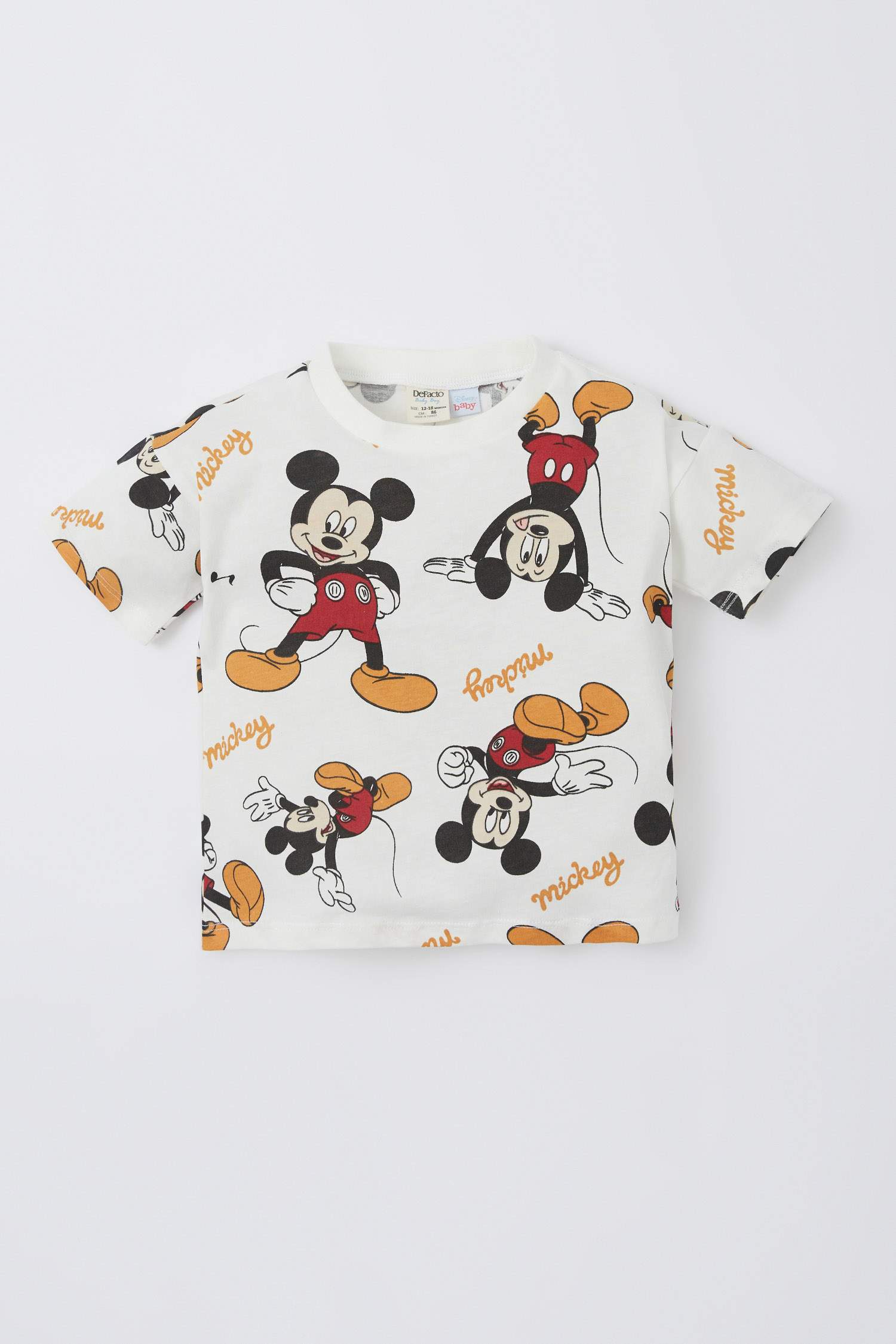 Футболка с коротким рукавом с круглым вырезом с лицензией Disney Mickey & Minnie