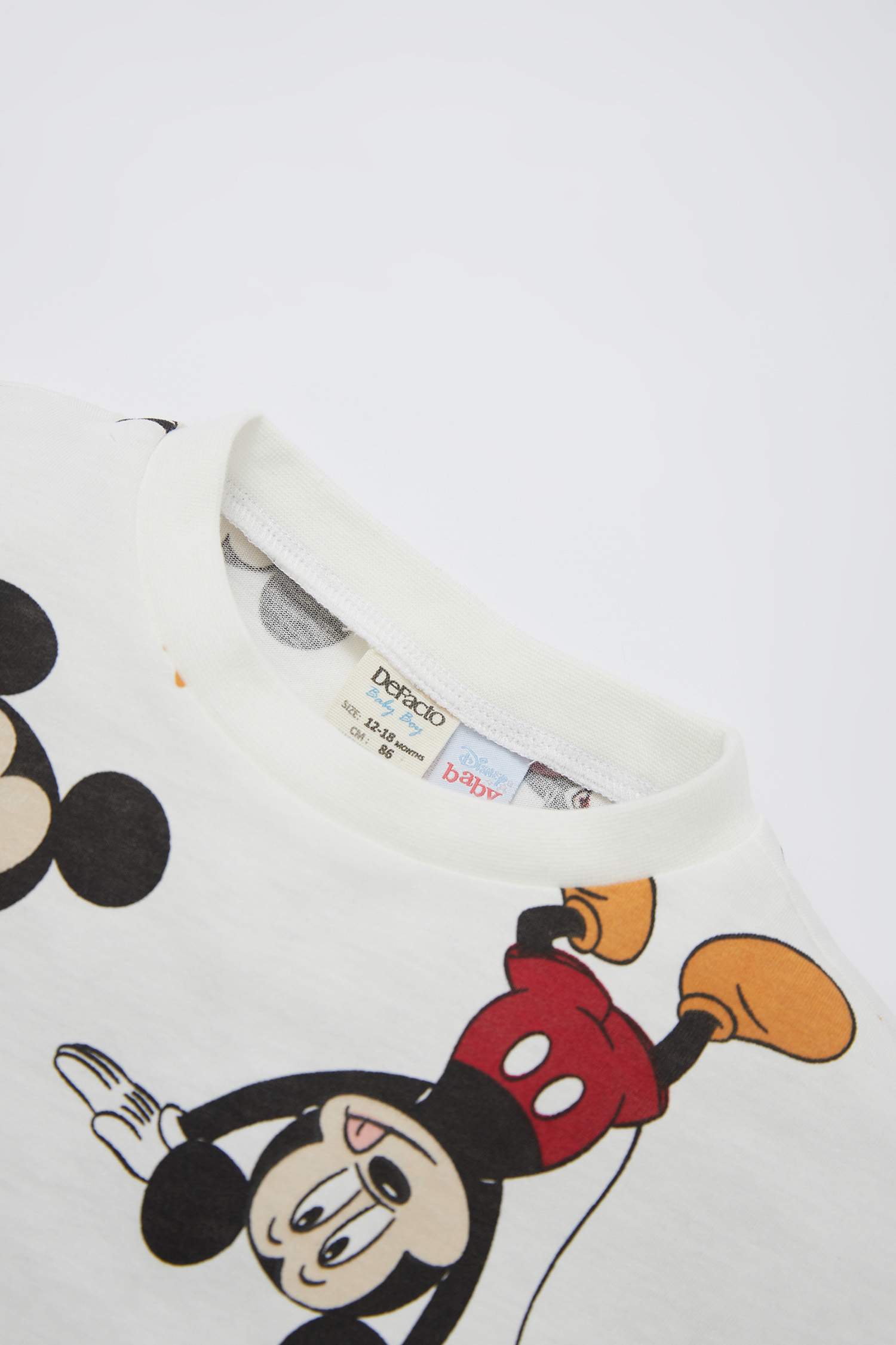 Футболка с коротким рукавом с круглым вырезом с лицензией Disney Mickey & Minnie