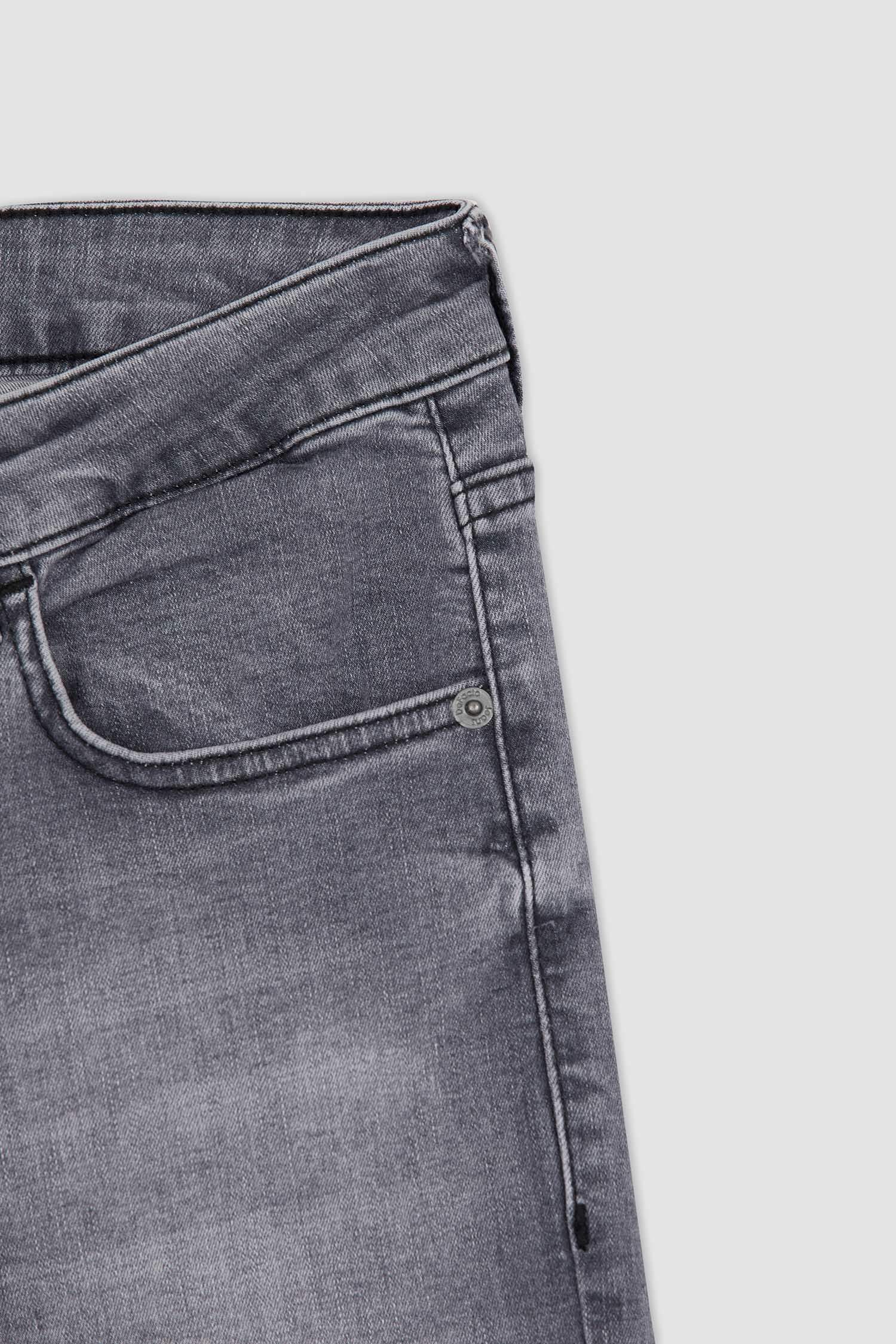 Defacto Super Skinny Normal Bel Dar Paça Yırtık Detaylı Jean Pantolon. 7