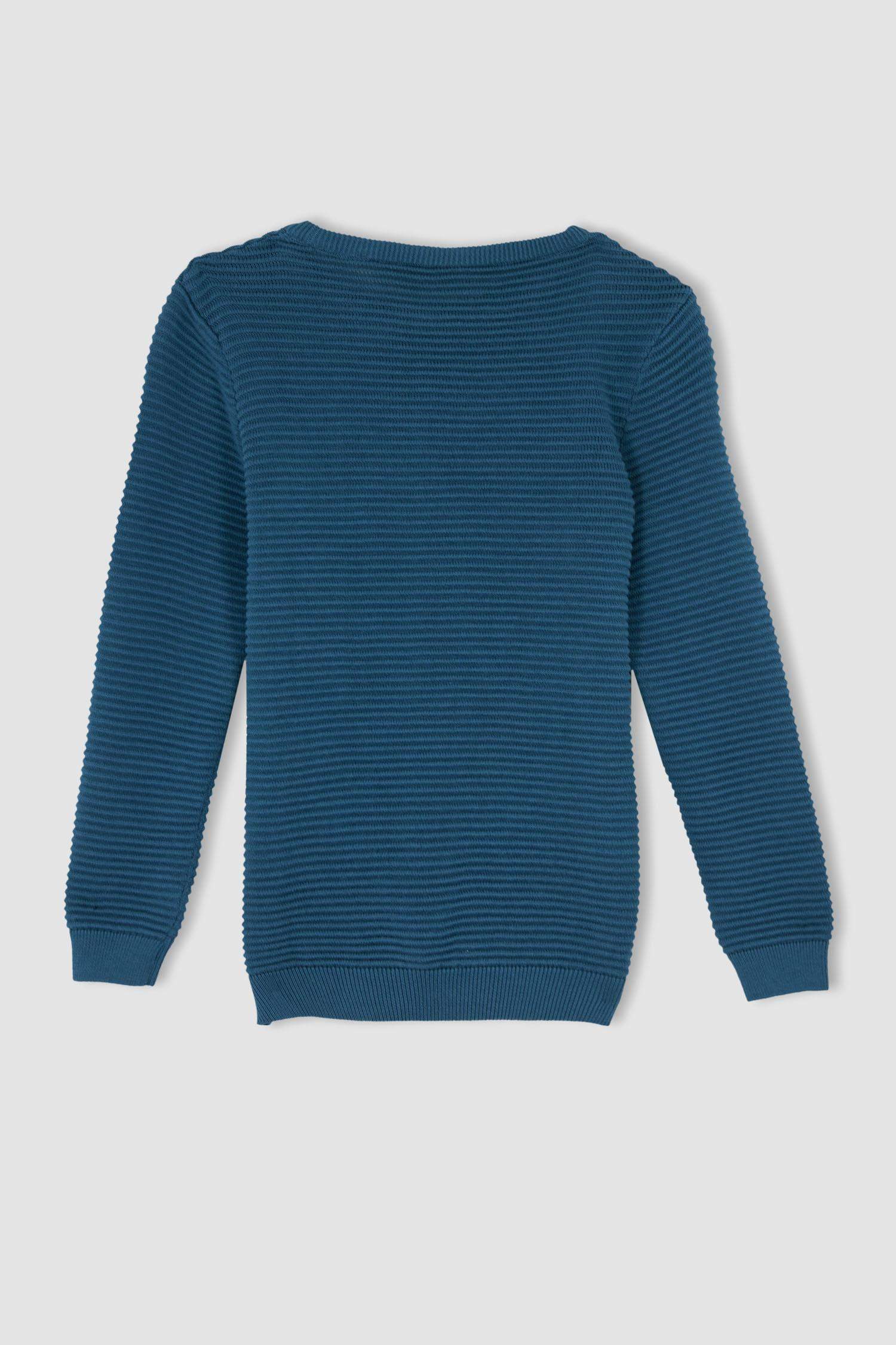 Свитер с круглым вырезом для мальчиков, Школьная коллекция