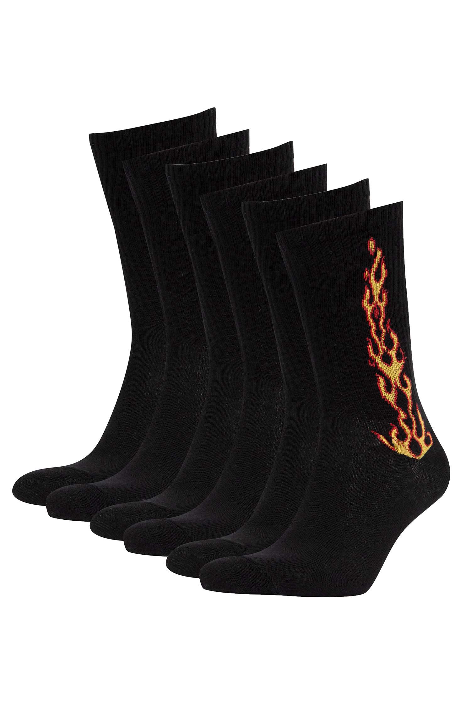 Homme 6 Pièces Chaussette Longue