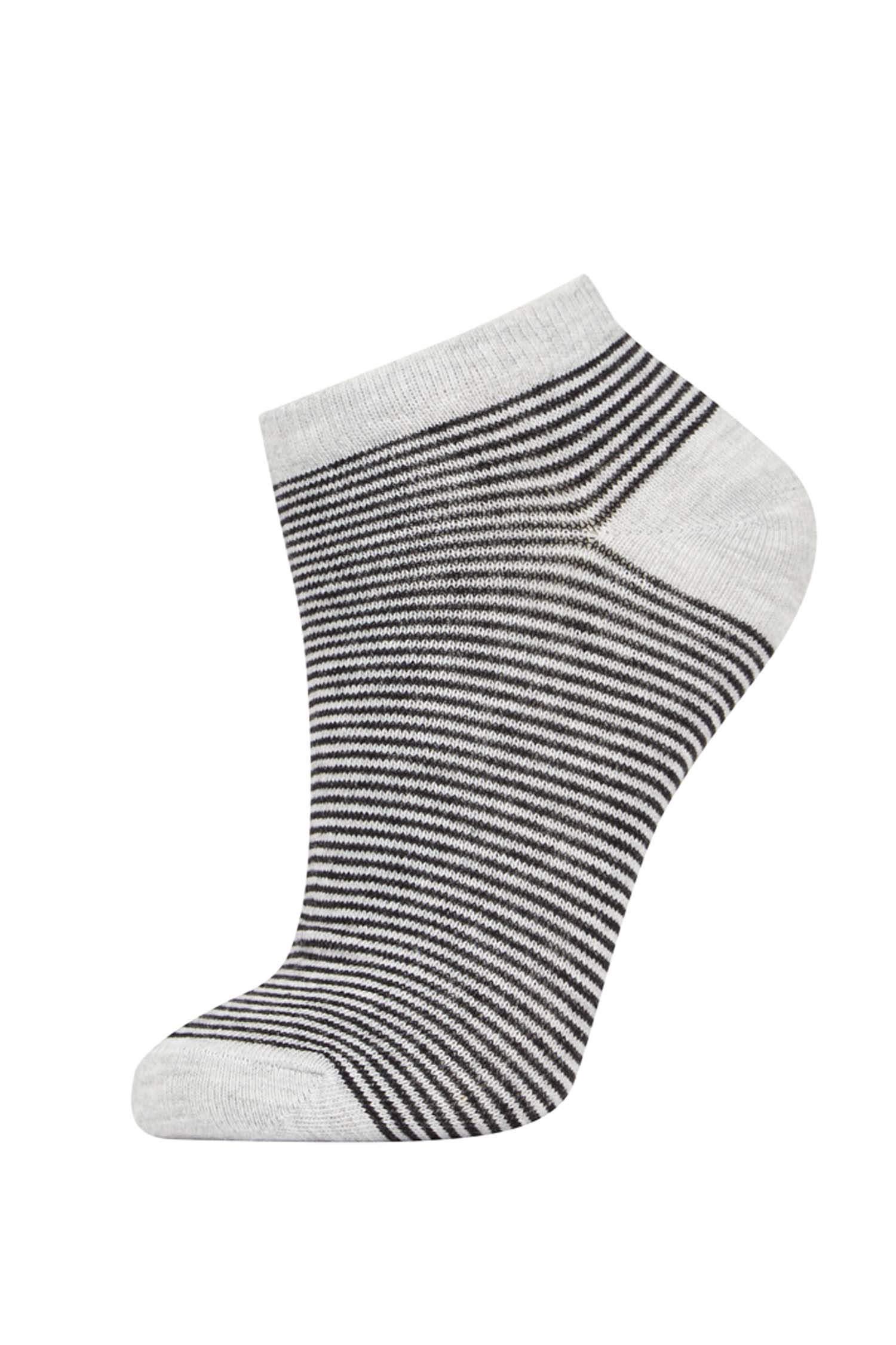 Defacto Kadın 10'lu Pamuklu Patik Çorap. 1