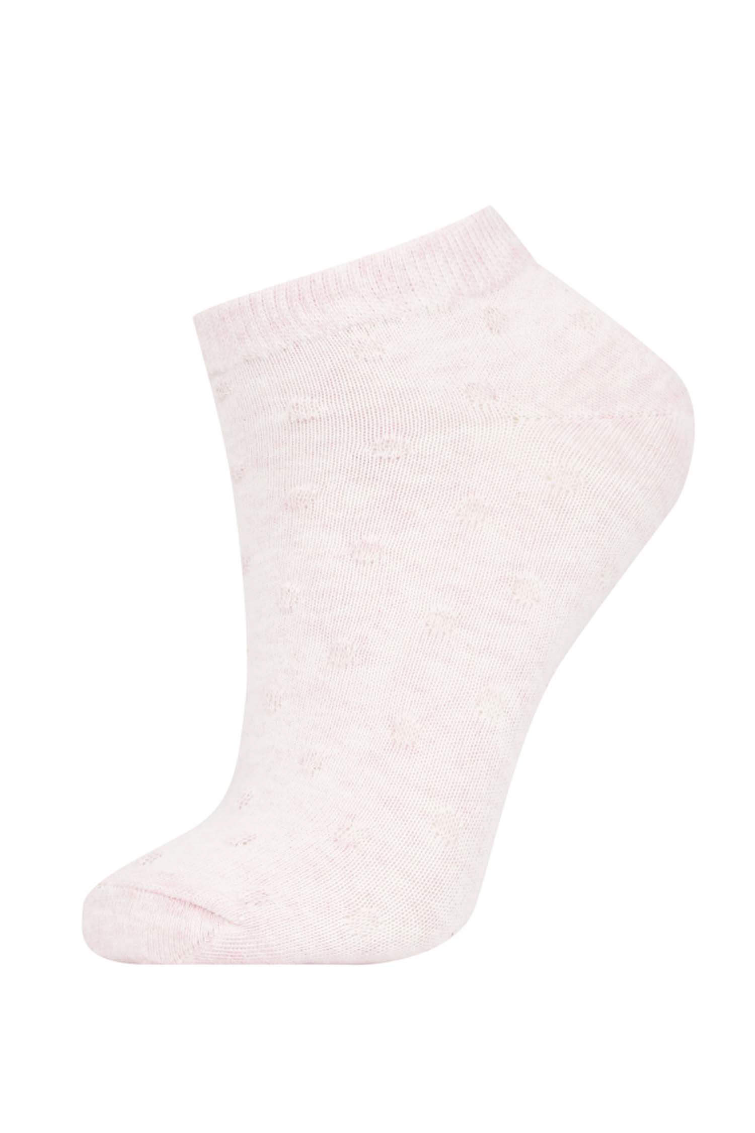 Defacto Kadın 12'li Pamuklu Patik Çorap. 3