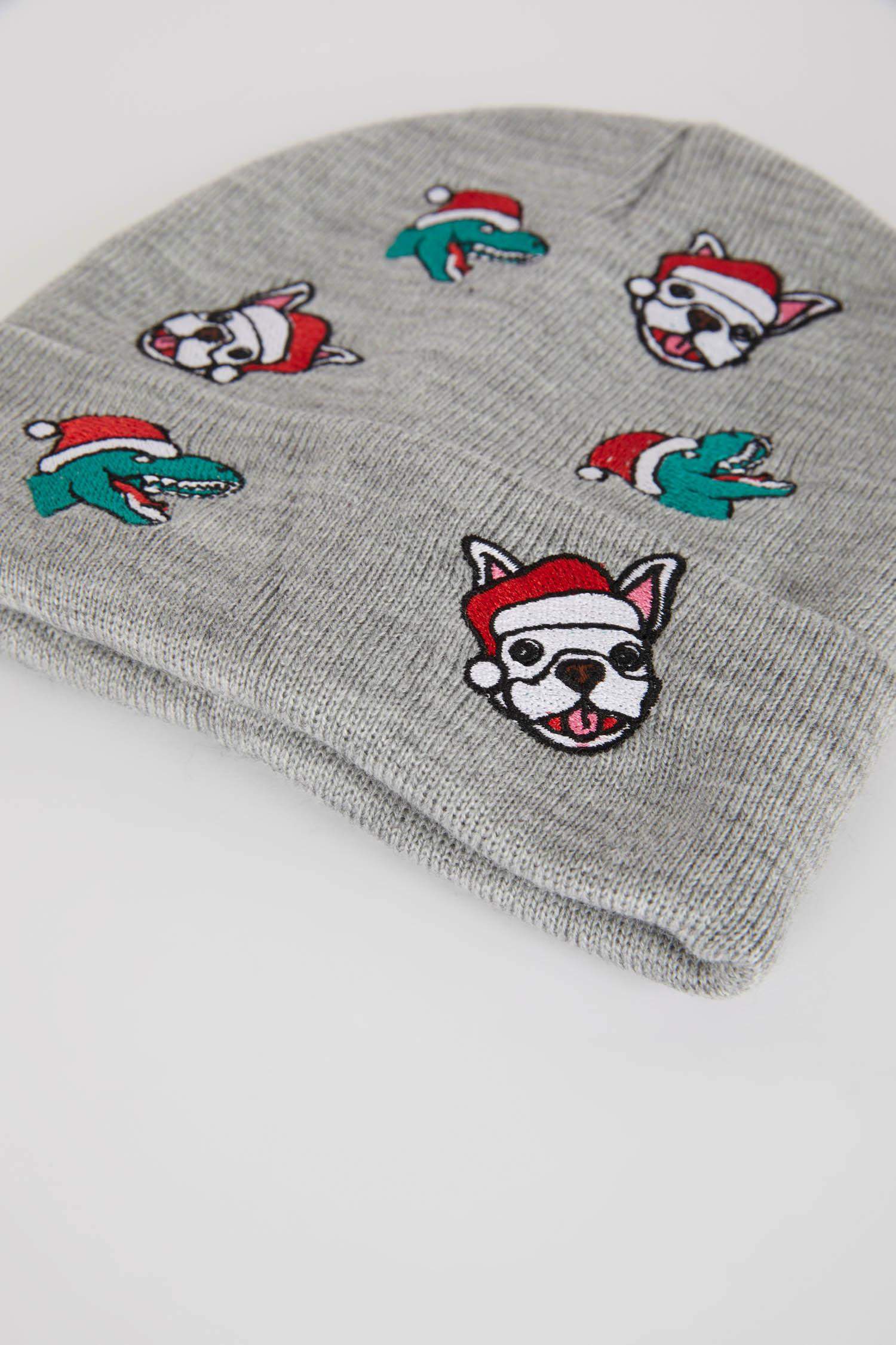 Bonnet en tricot de Noël pour garçon