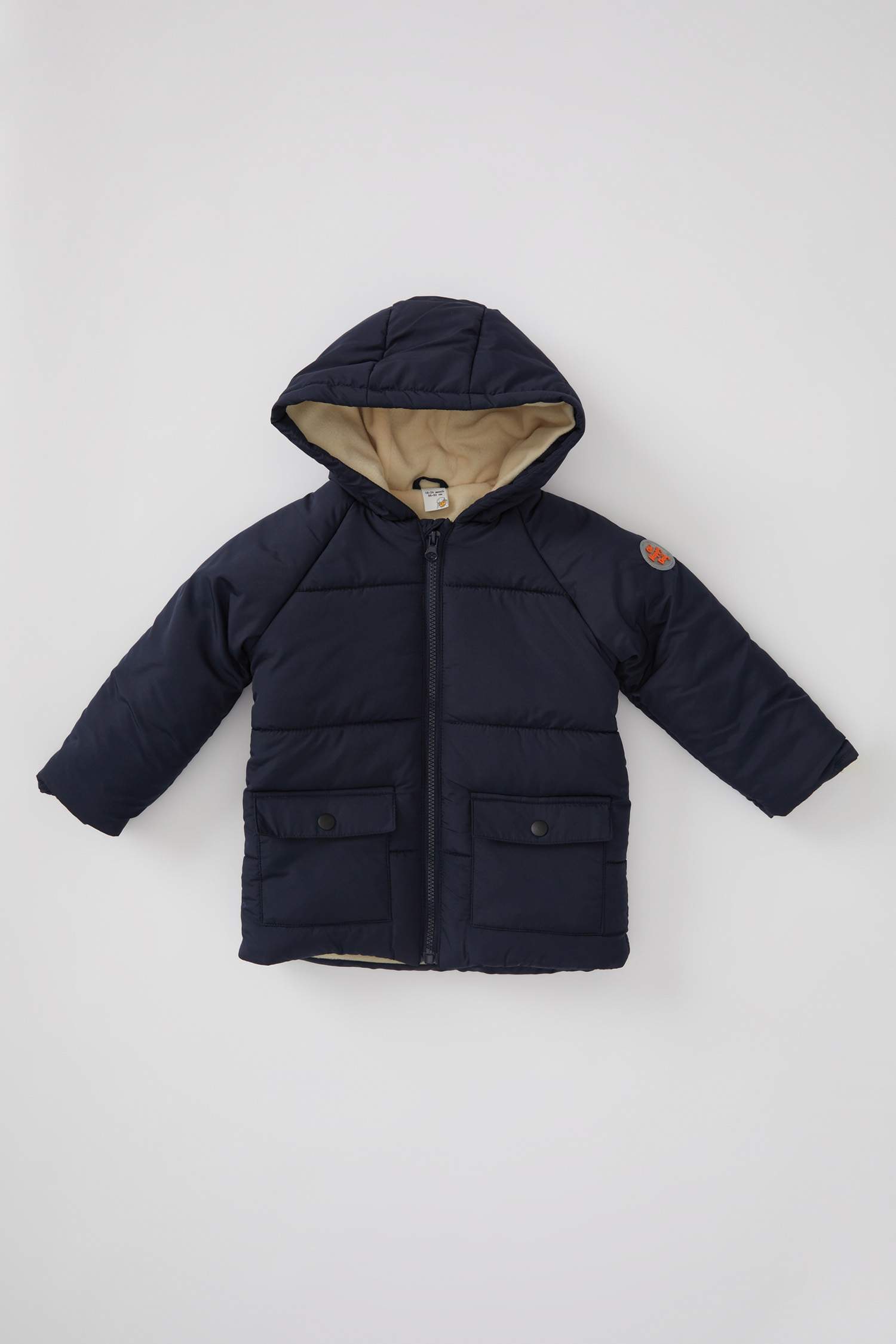 Erkek Bebek Su İtici Polar Astarlı Mont