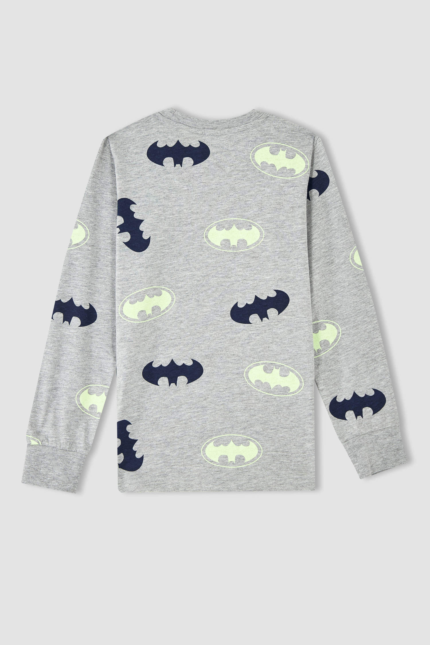 Defacto Erkek Çocuk Batman Regular Fit Uzun Kollu Pijama Takımı. 6