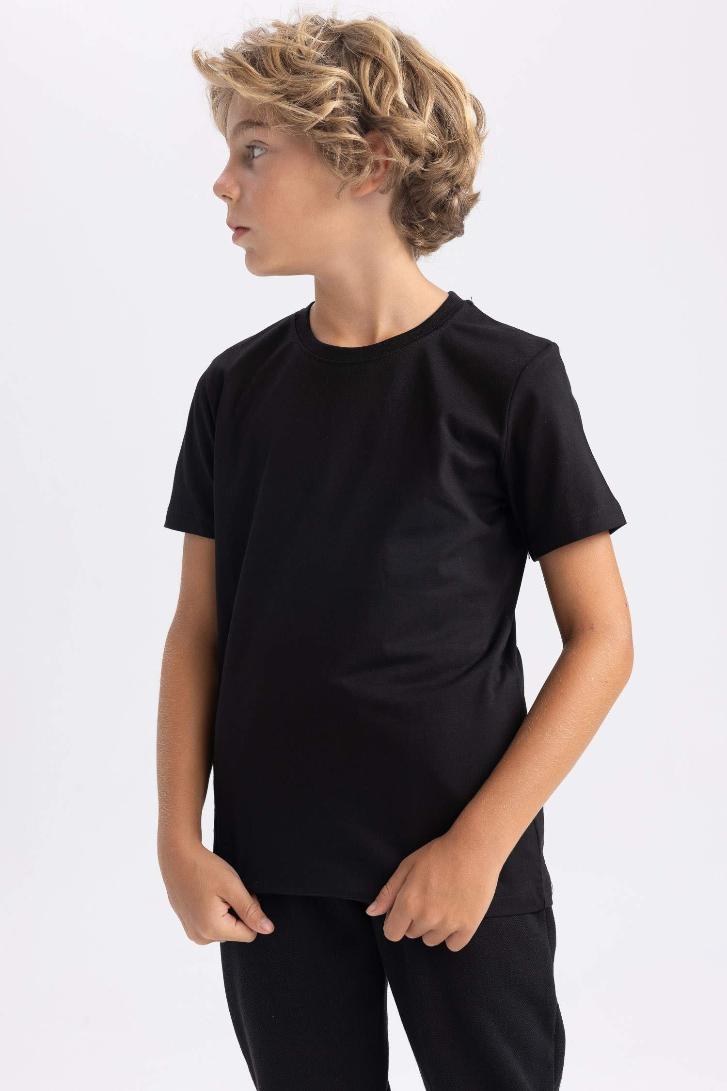 Футболка с круглым вырезом для мальчиков, 2 шт