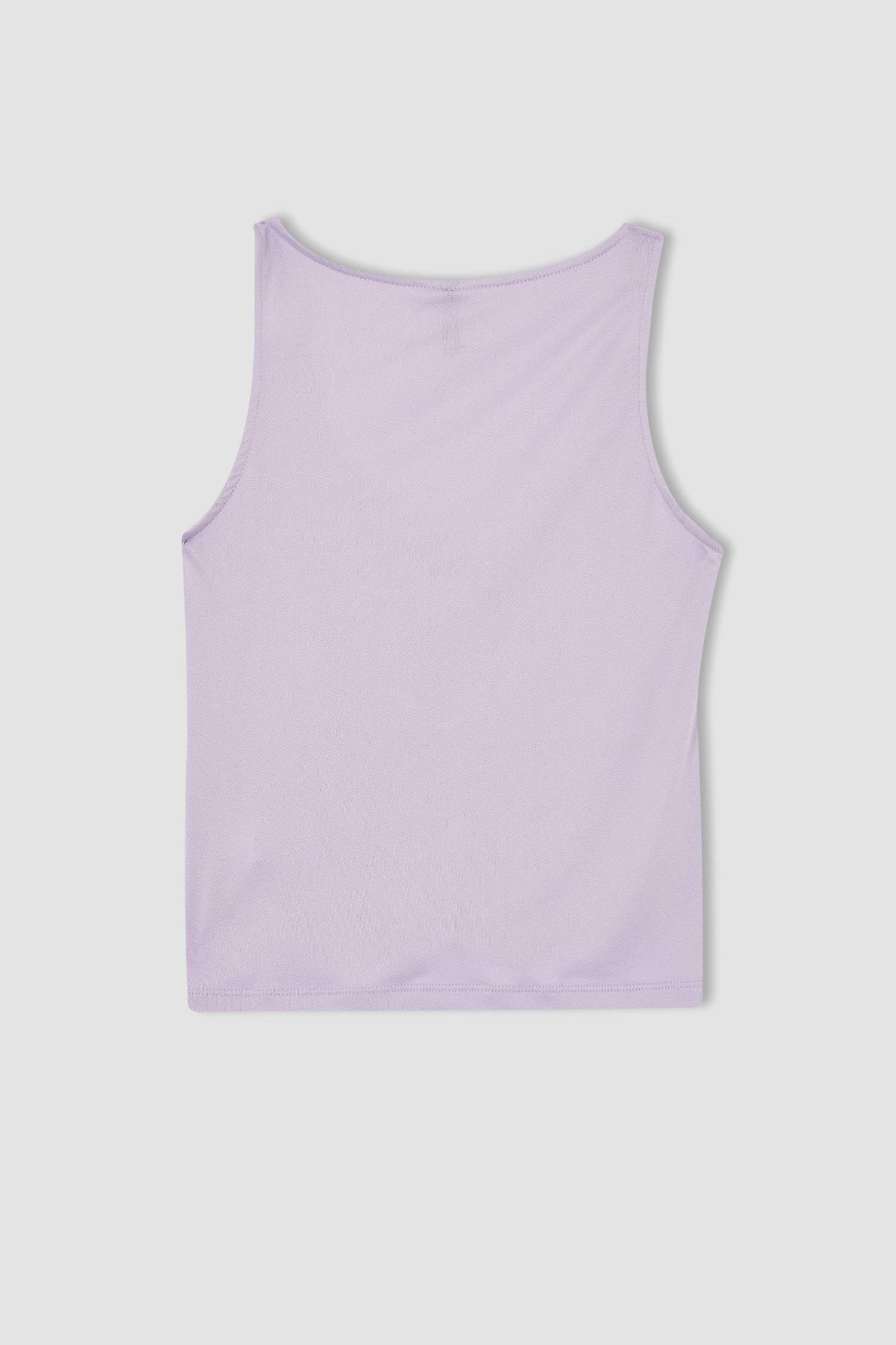 Slim Fit Dar Kesim Kare Yaka Atlet