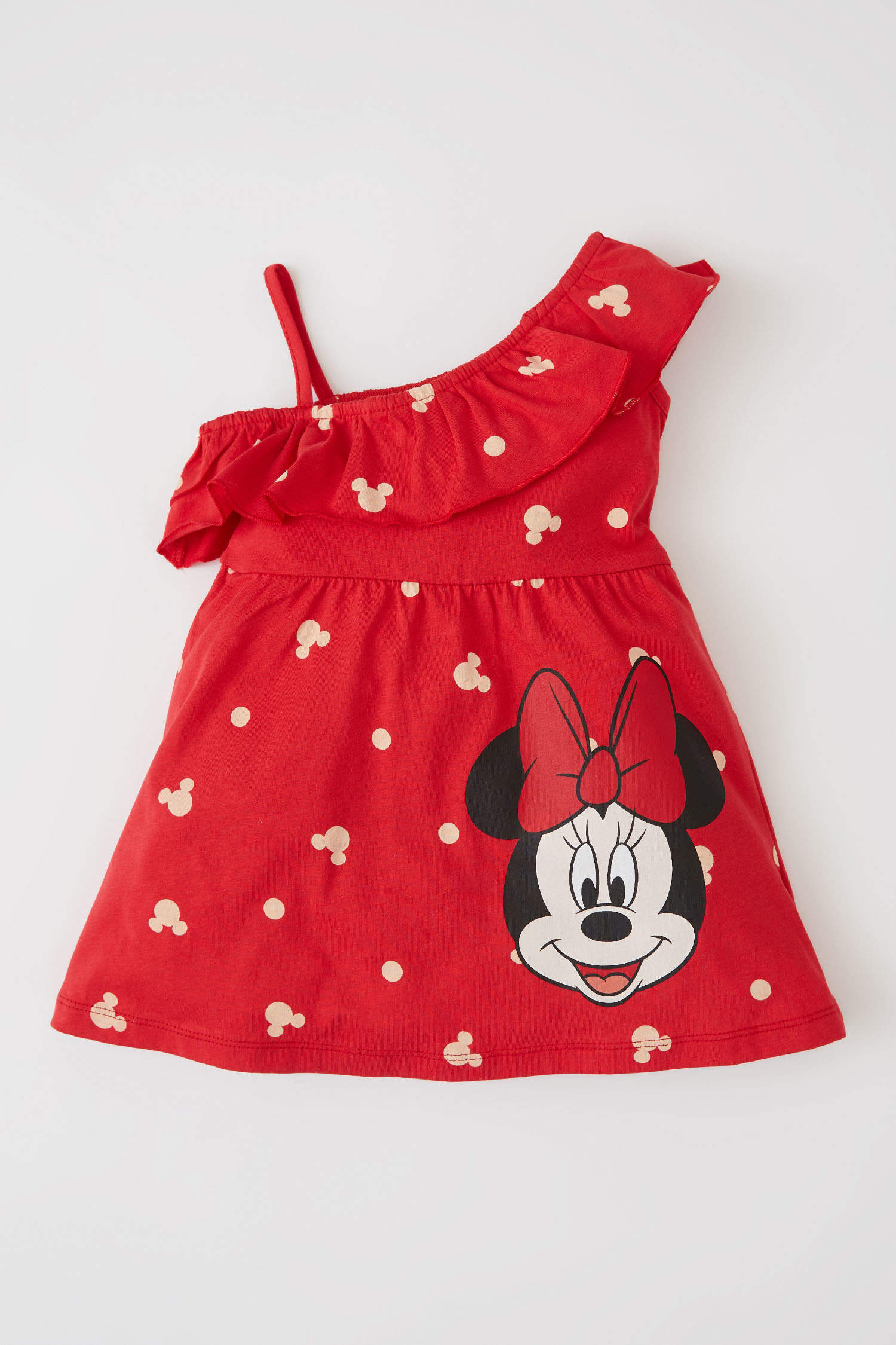 Defacto Kız Bebek Disney Mickey & Minnie Askılı Elbise. 3