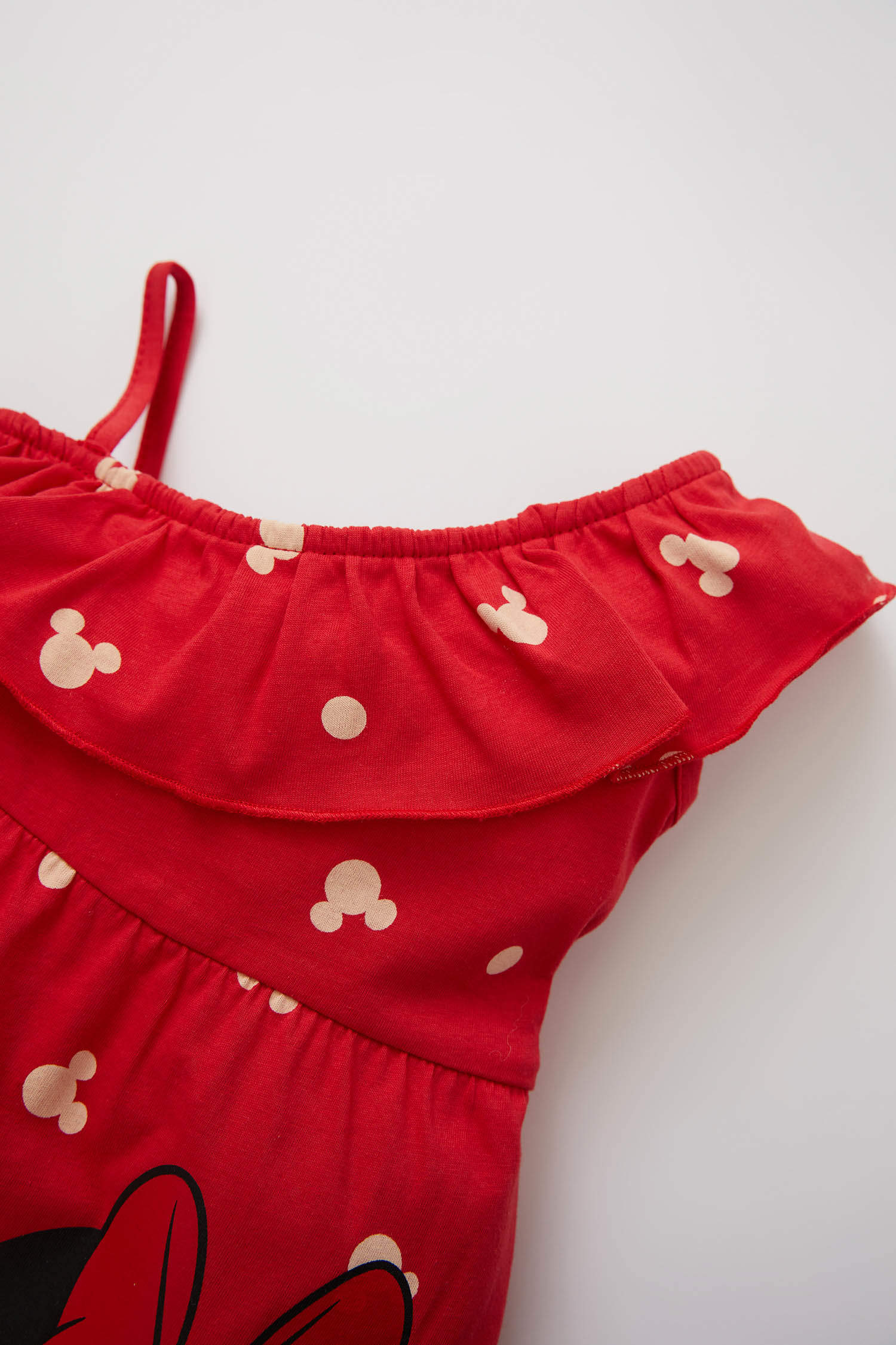 Defacto Kız Bebek Disney Mickey & Minnie Askılı Elbise. 2