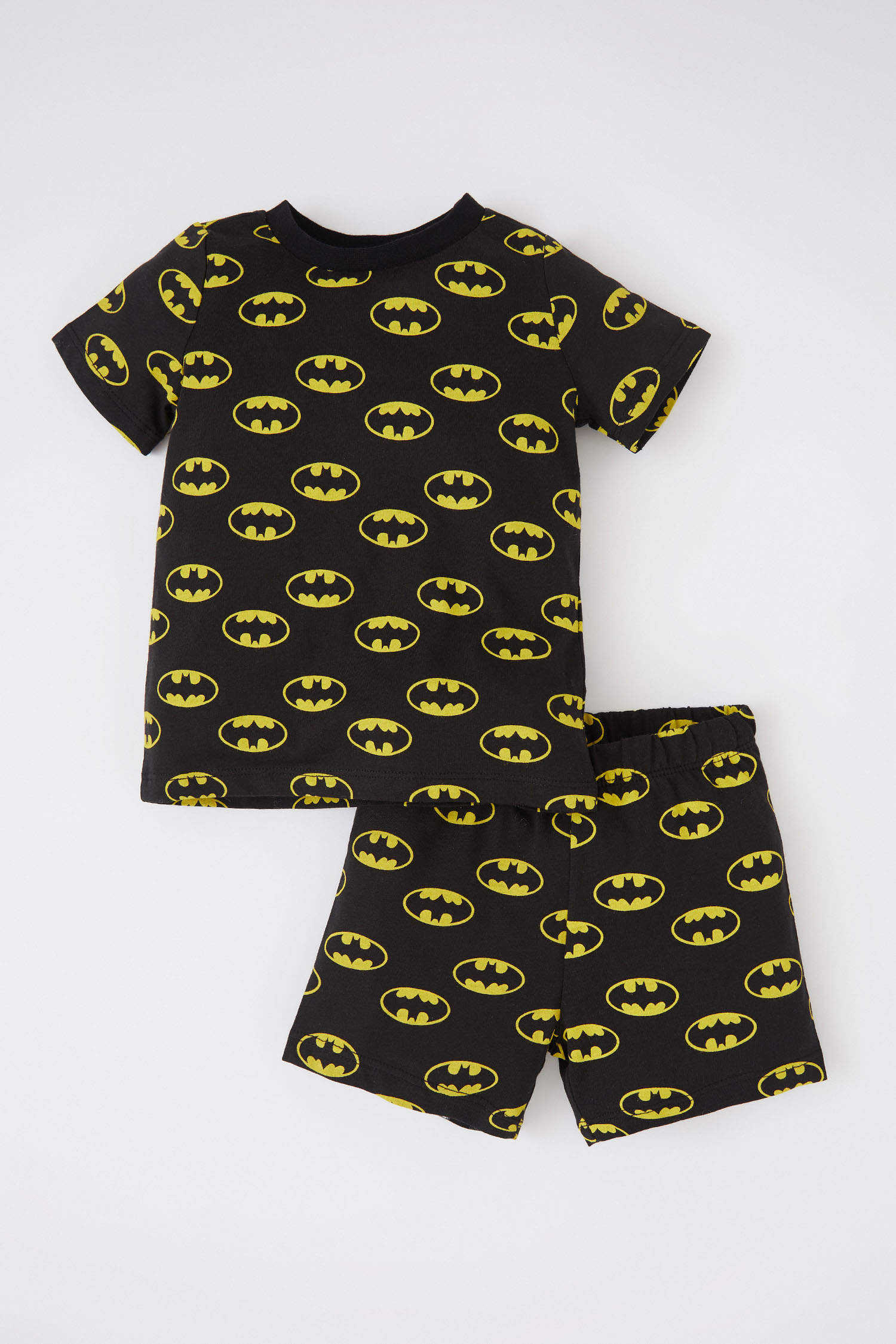 Defacto Erkek Bebek Batman Pamuklu Kısa Kollu Şort Takım. 3