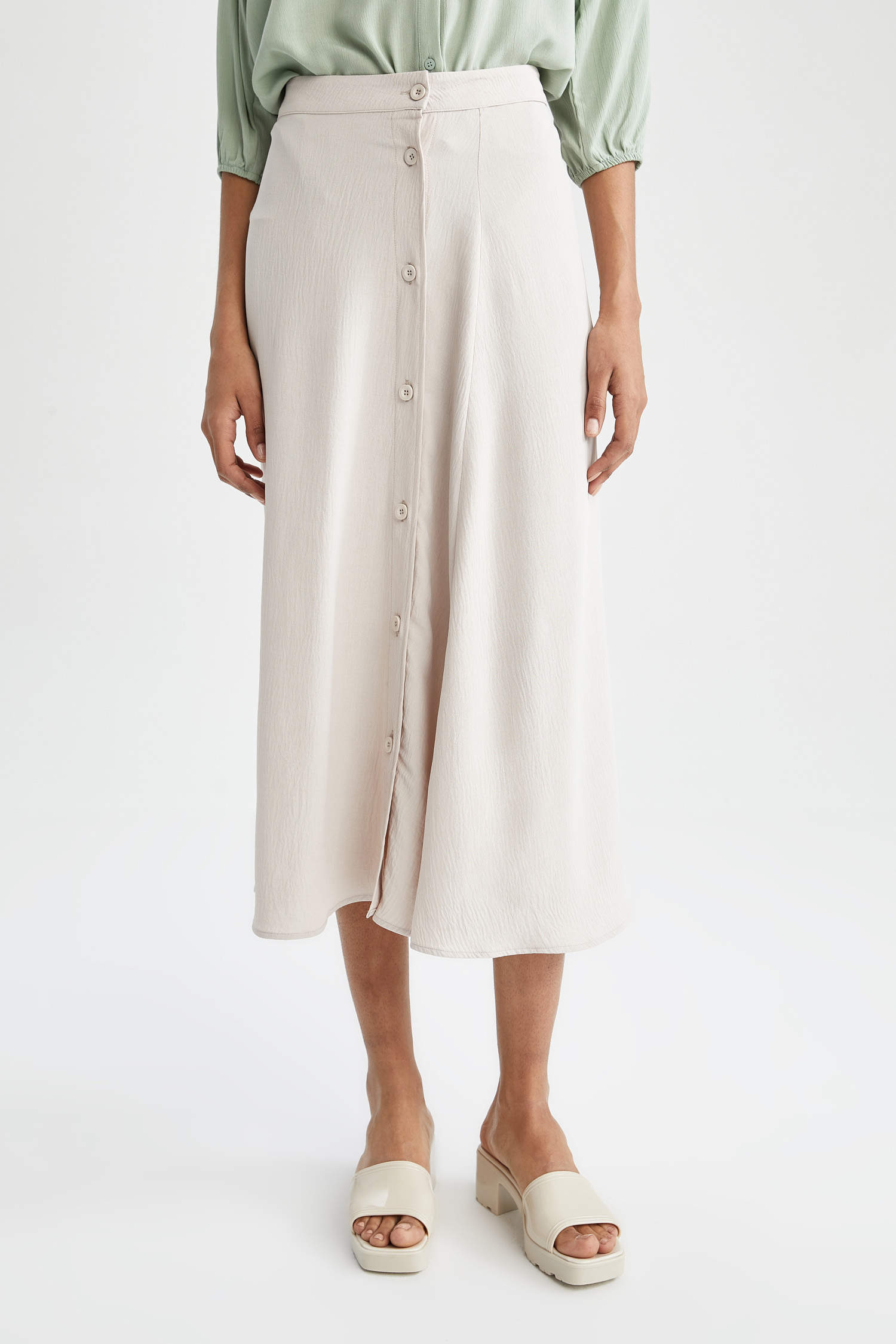 High Waisted Midi Skirt A Line Sale Outlet, Save 65% | jlcatj.gob.mx