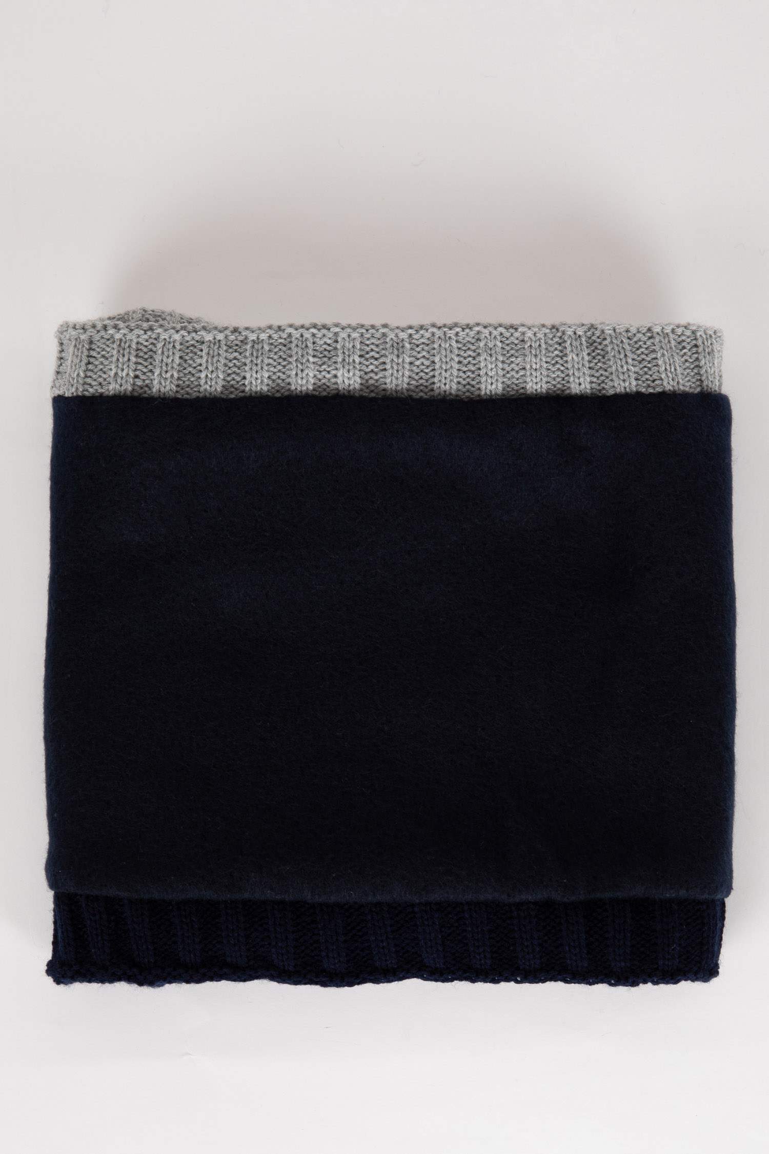 Boy Patterned 2 Piece Knitwear Neck Collar Beret Set