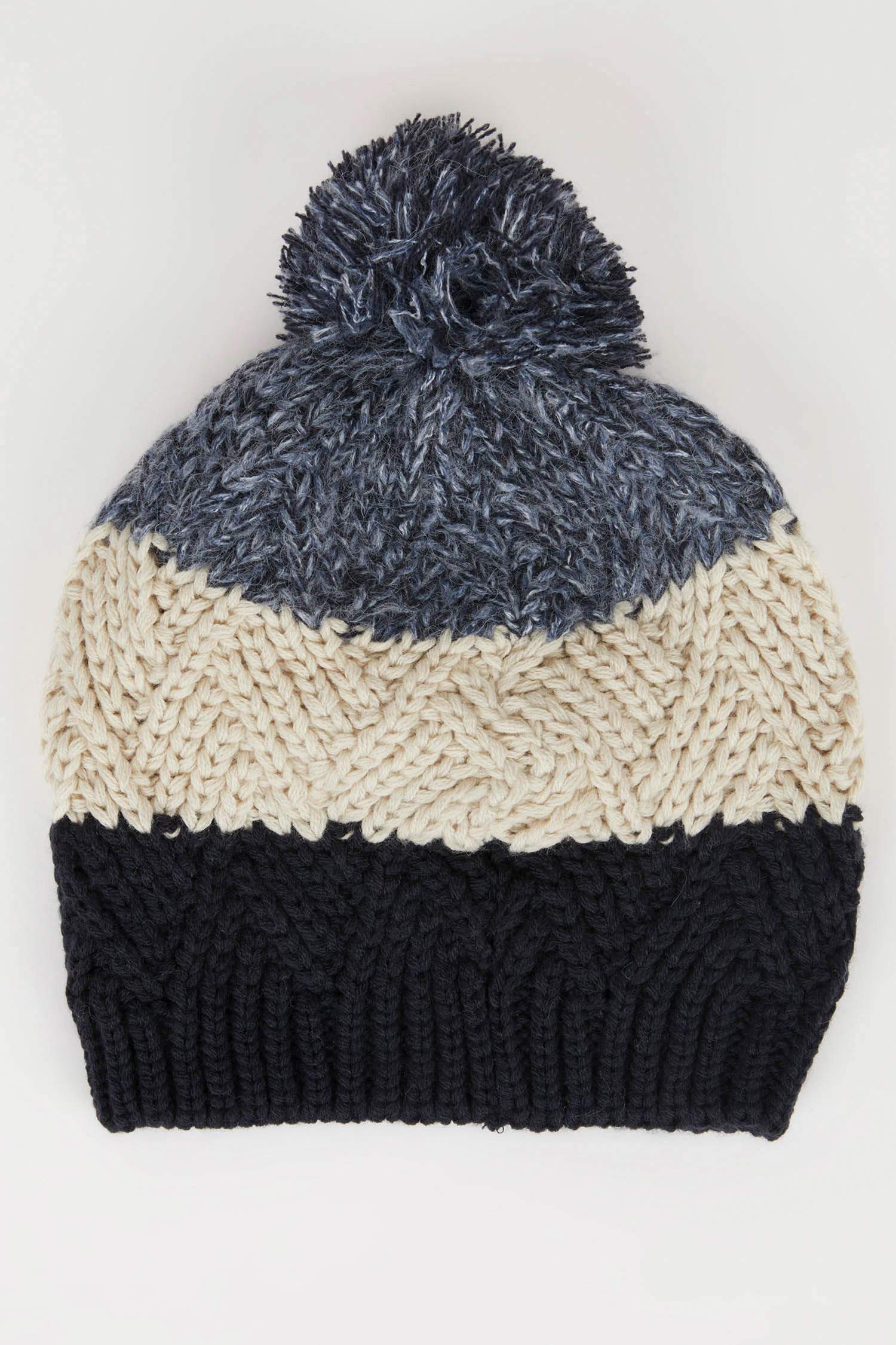 Erkek Çocuk 2'li Triko Atkı Ponponlu Bere