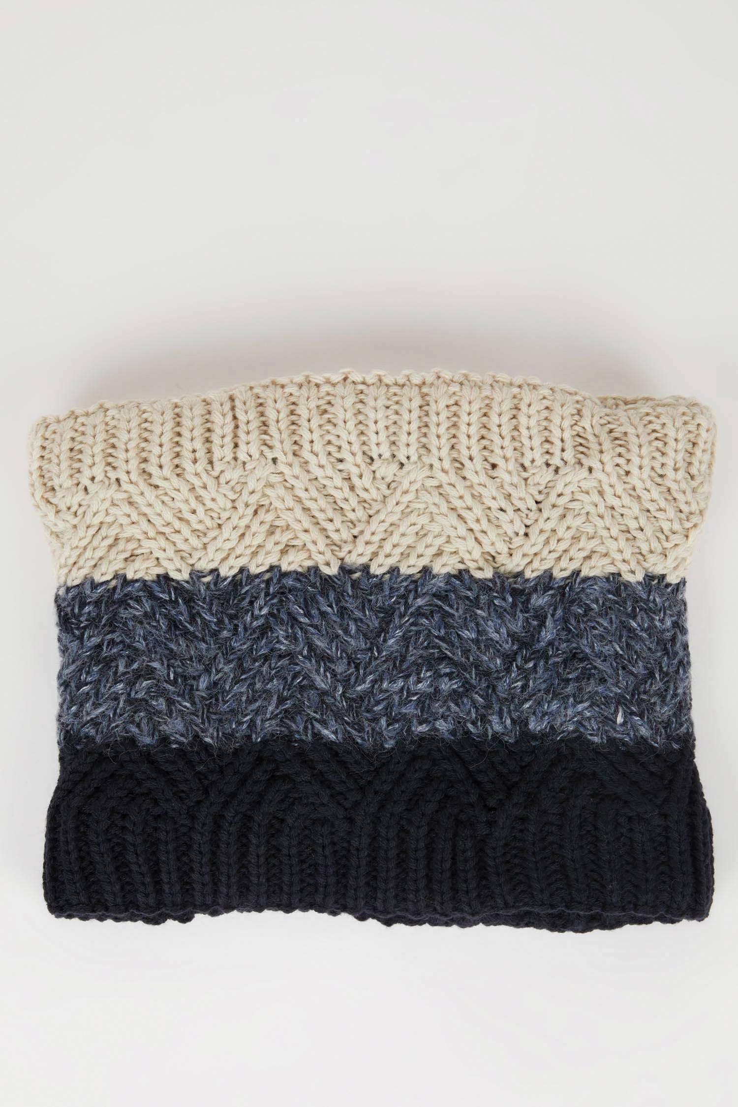 Erkek Çocuk 2'li Triko Atkı Ponponlu Bere